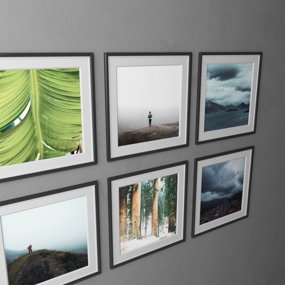 frame4 2x3 quad-10 3D model_1