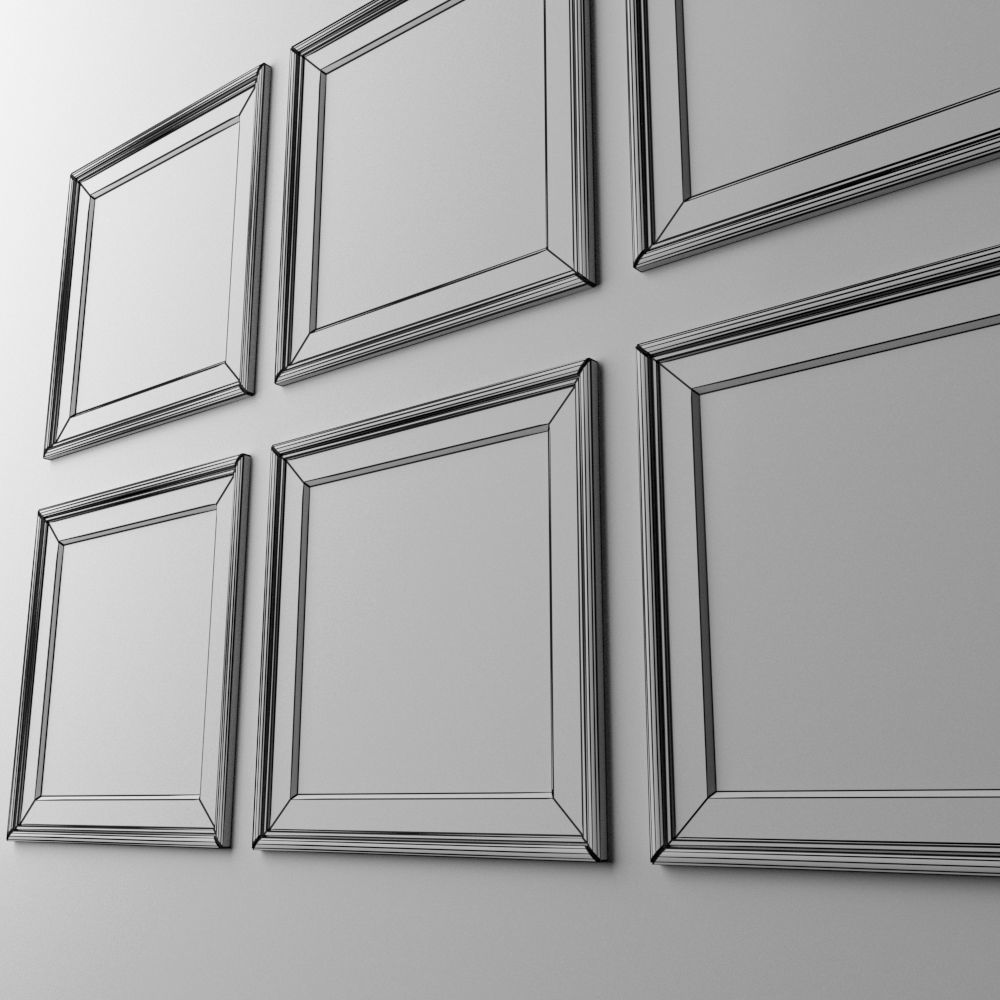 frame4 2x3 quad-13 3D model_5