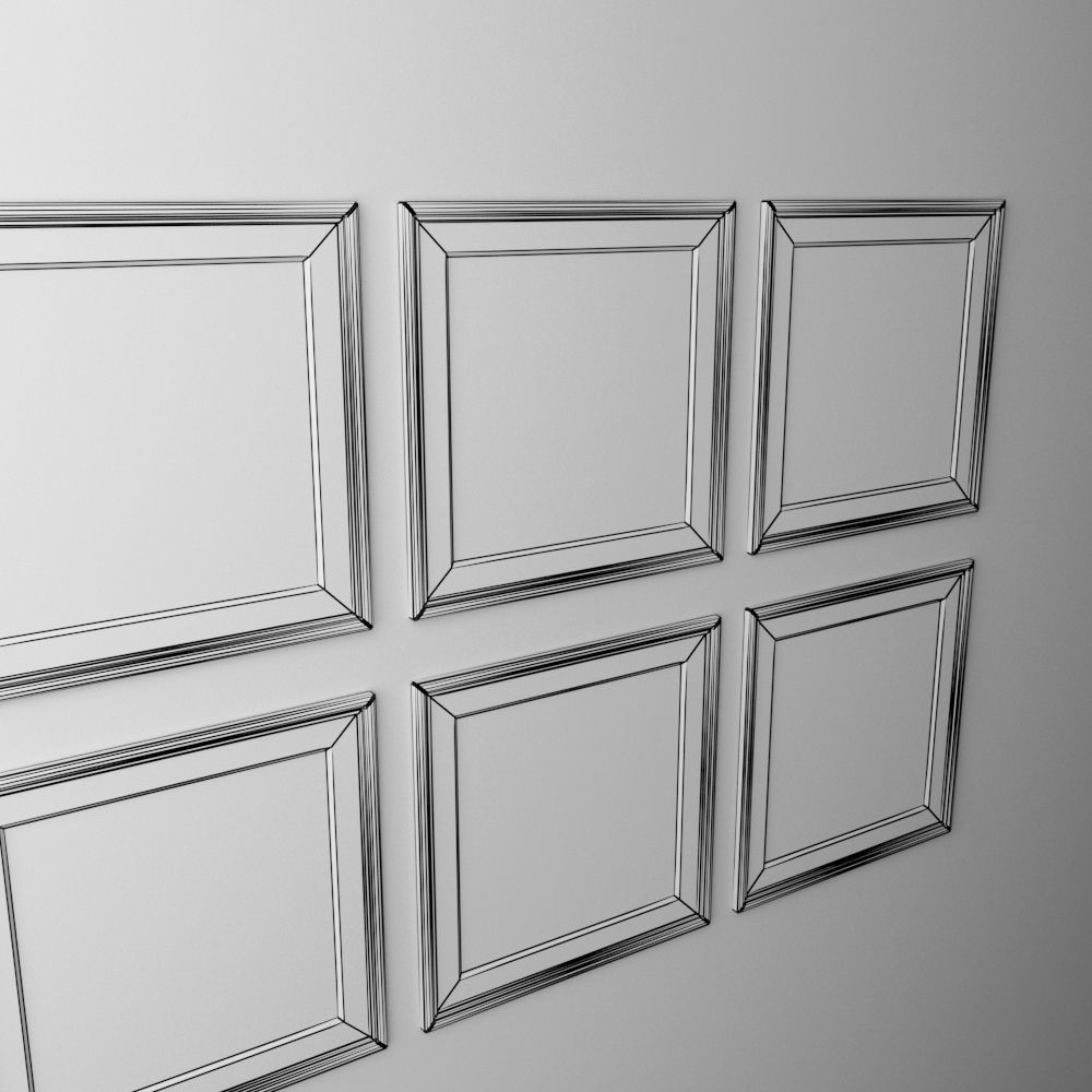 frame4 2x3 quad-14 3D model_4
