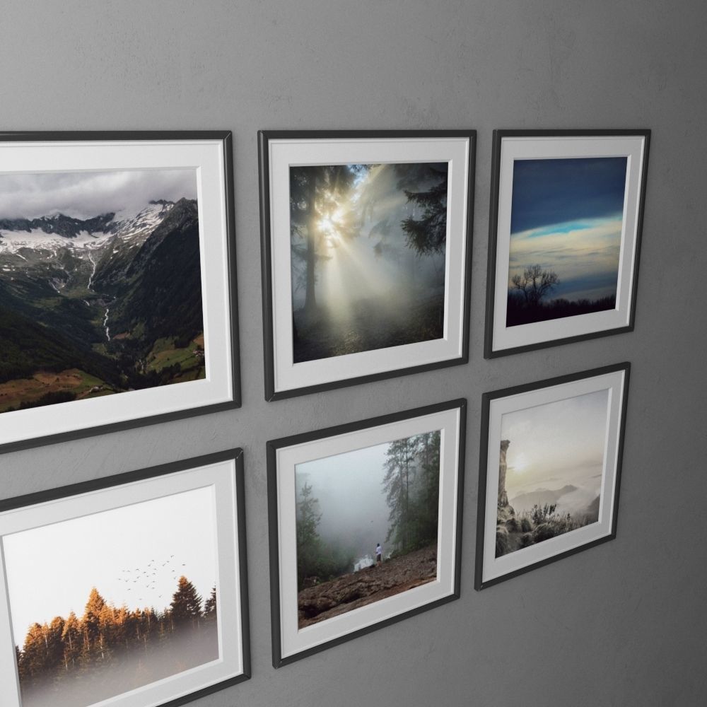 frame4 2x3 quad-18 3D model_1