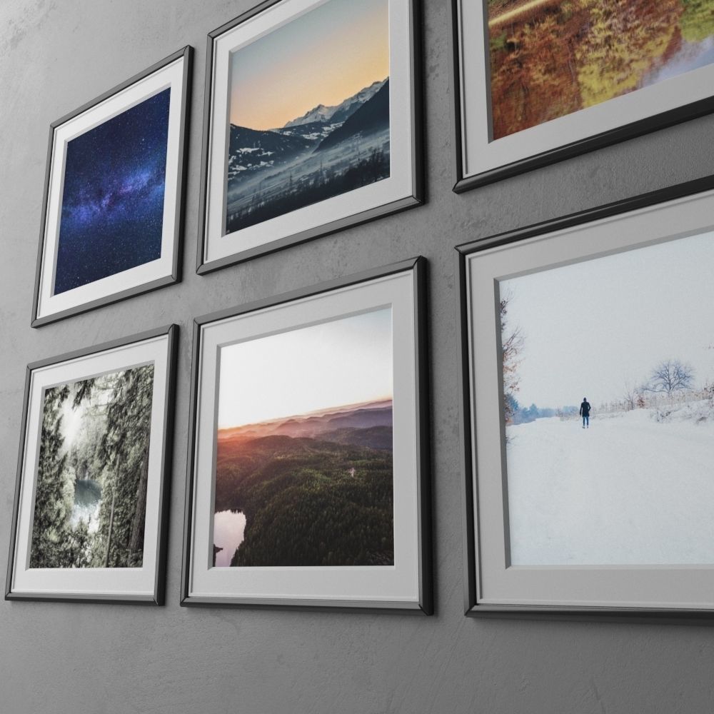 frame4 2x3 quad-4 3D model_2