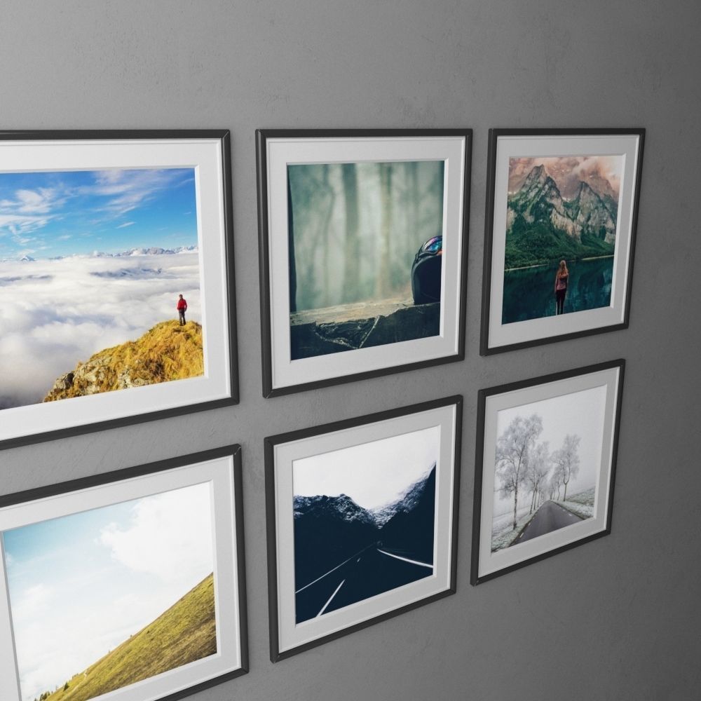 frame4 2x3 quad-5 3D model_1