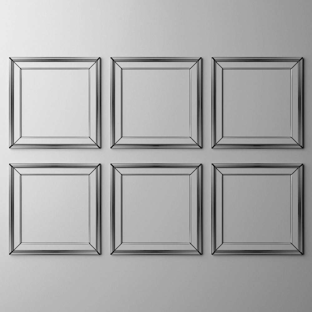 frame4 2x3 quad-5 3D model_5