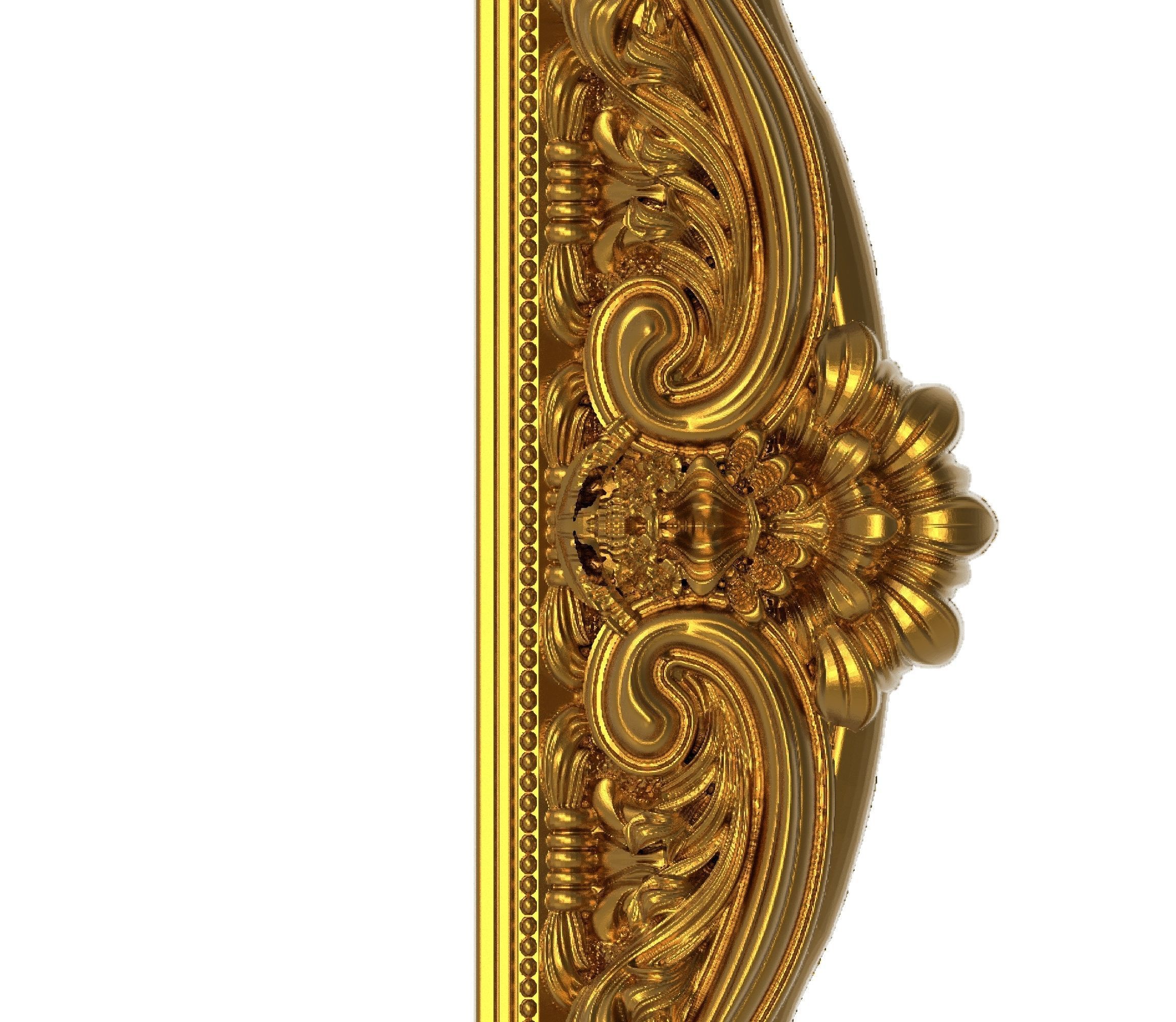 carved frame 3D model 3D model 3D model_2