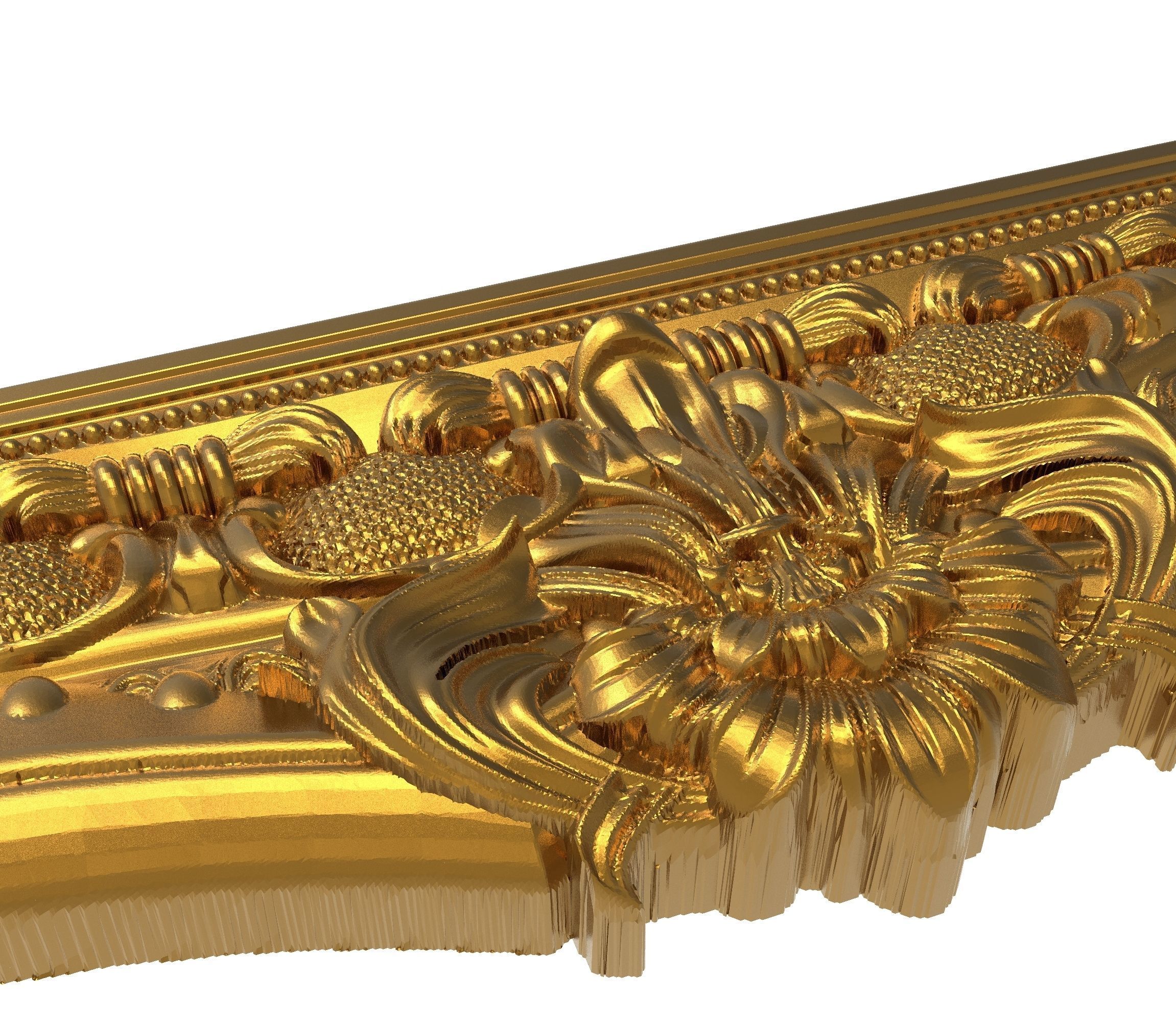 carved frame 3D model 3D model 3D model_4