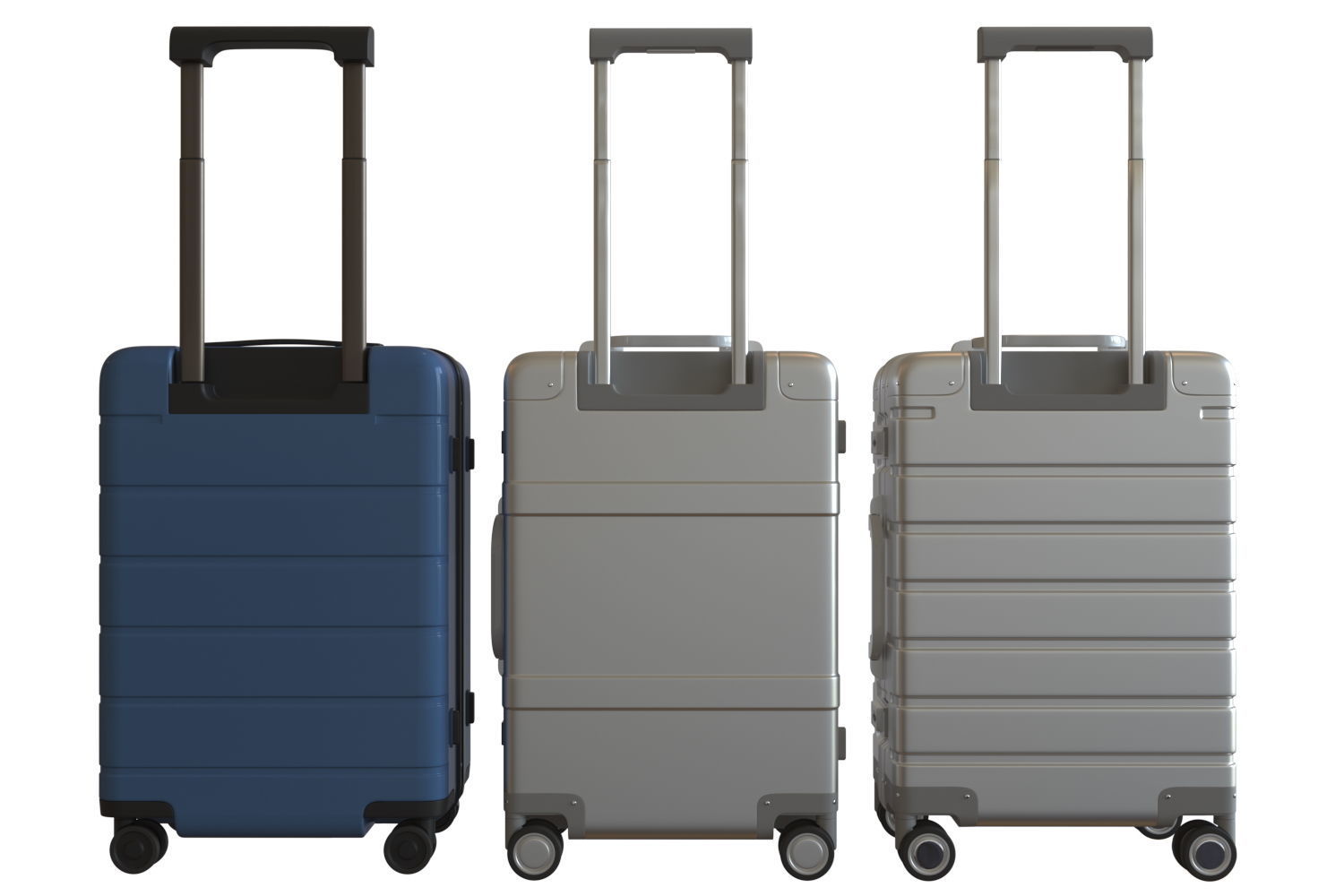 Xiaomi Set Luggage 20 inch 3D model_4