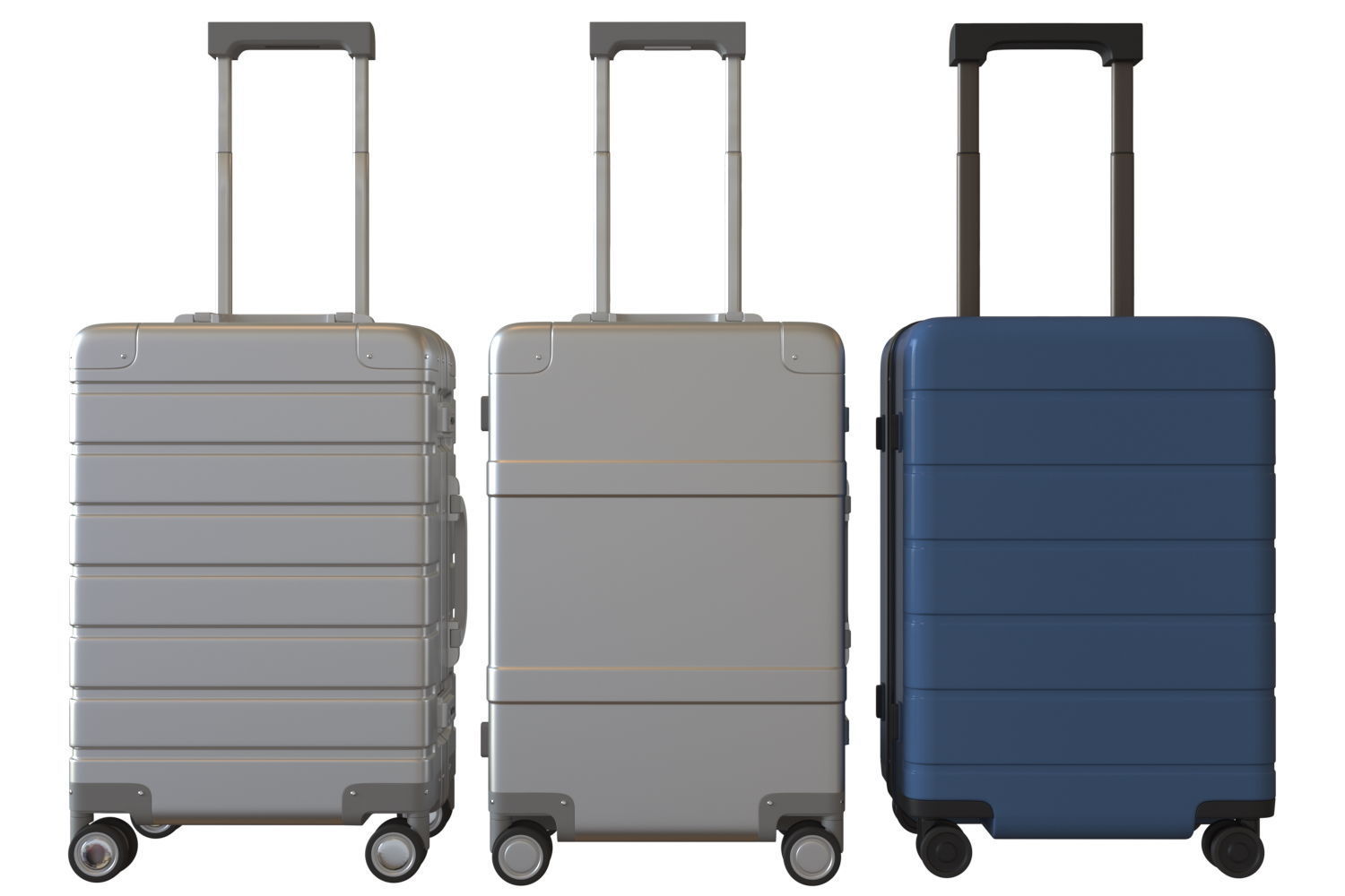 Xiaomi Set Luggage 20 inch 3D model_3