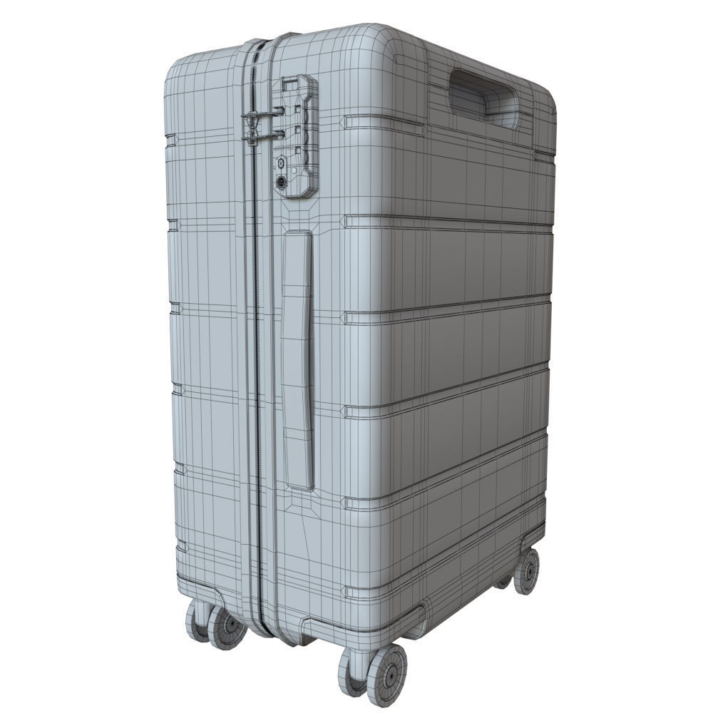 Xiaomi Set Luggage 20 inch 3D model_18