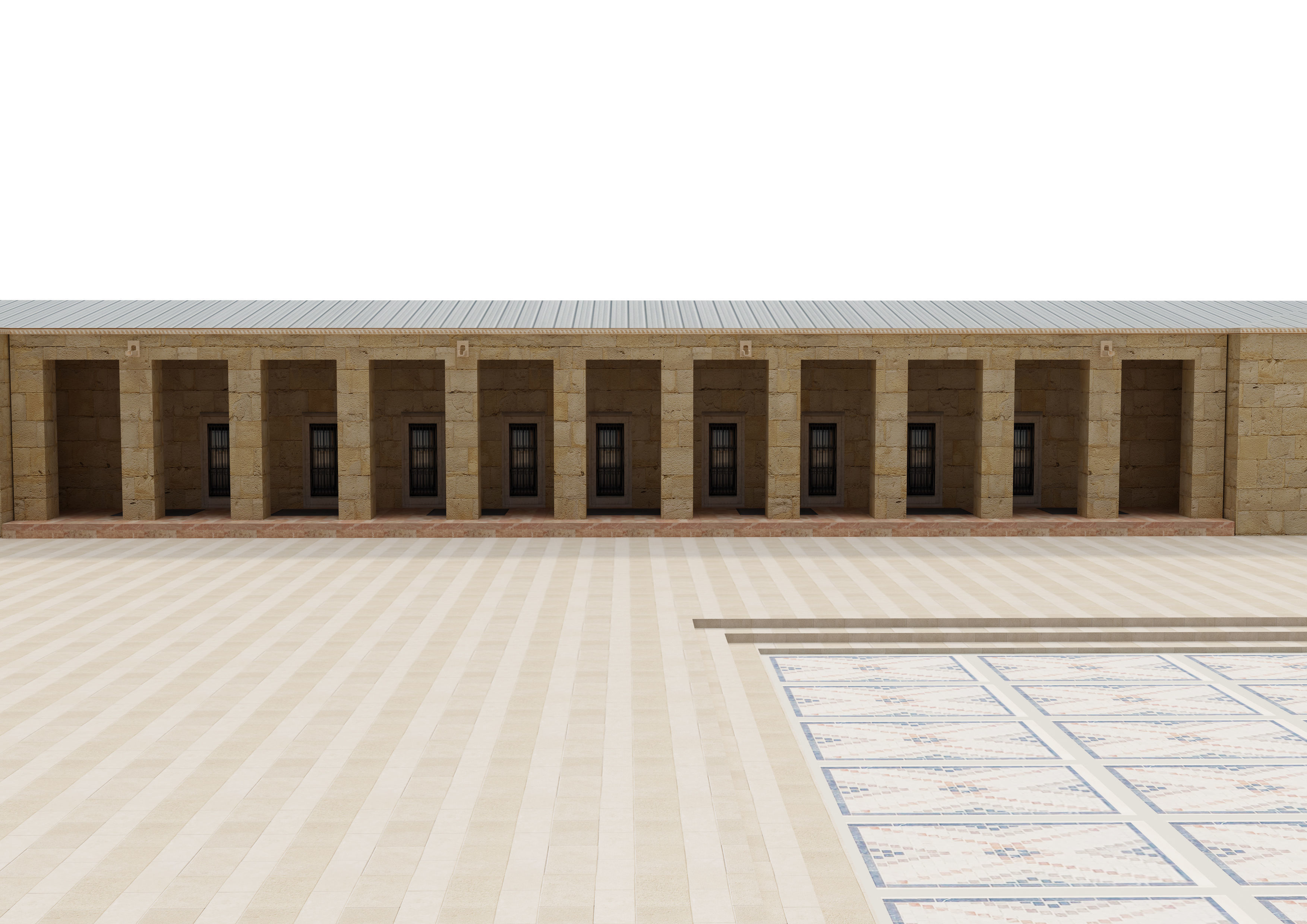Anitkabir Ataturk mausoleum 3D model_7
