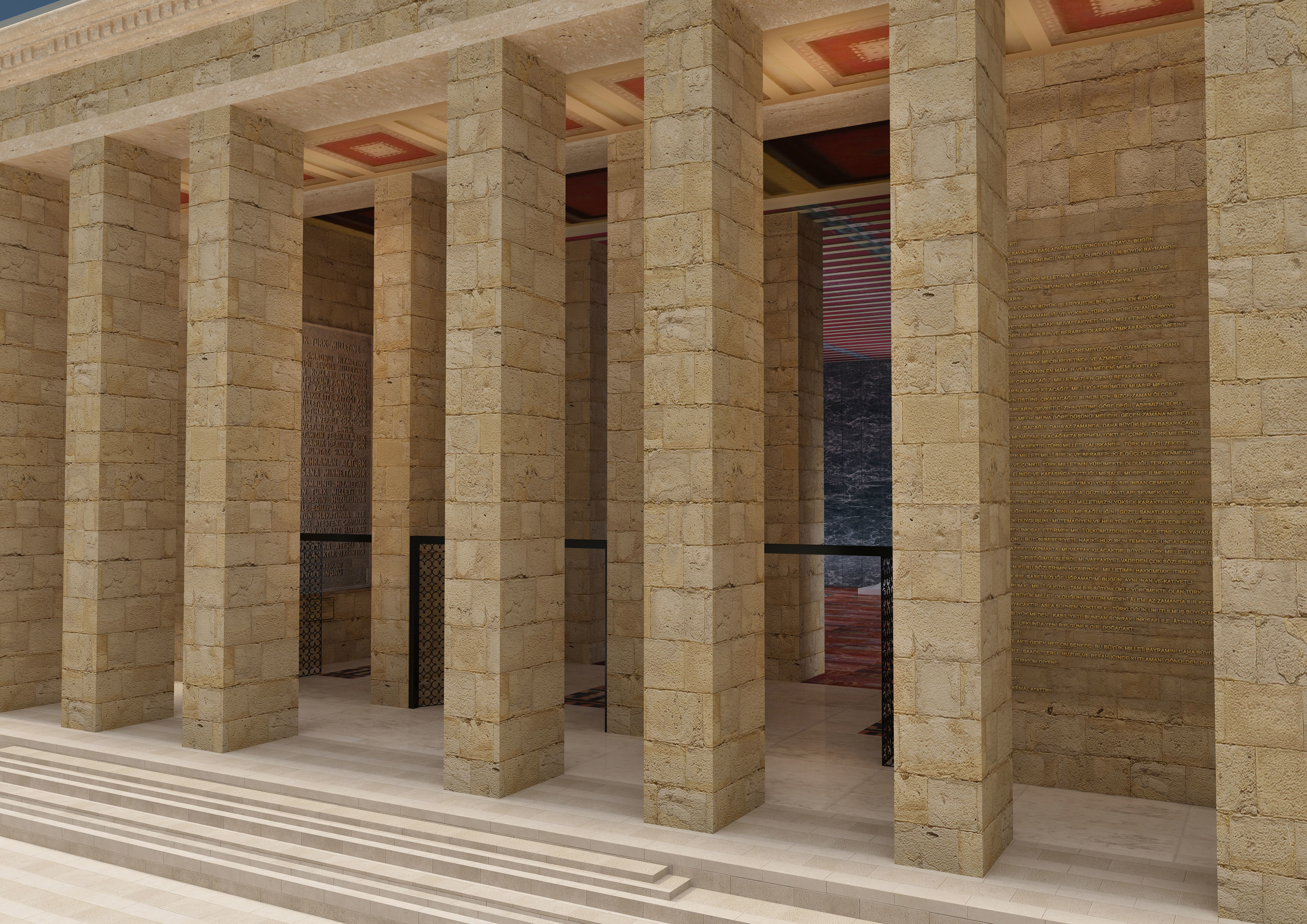 Anitkabir Ataturk mausoleum 3D model_31
