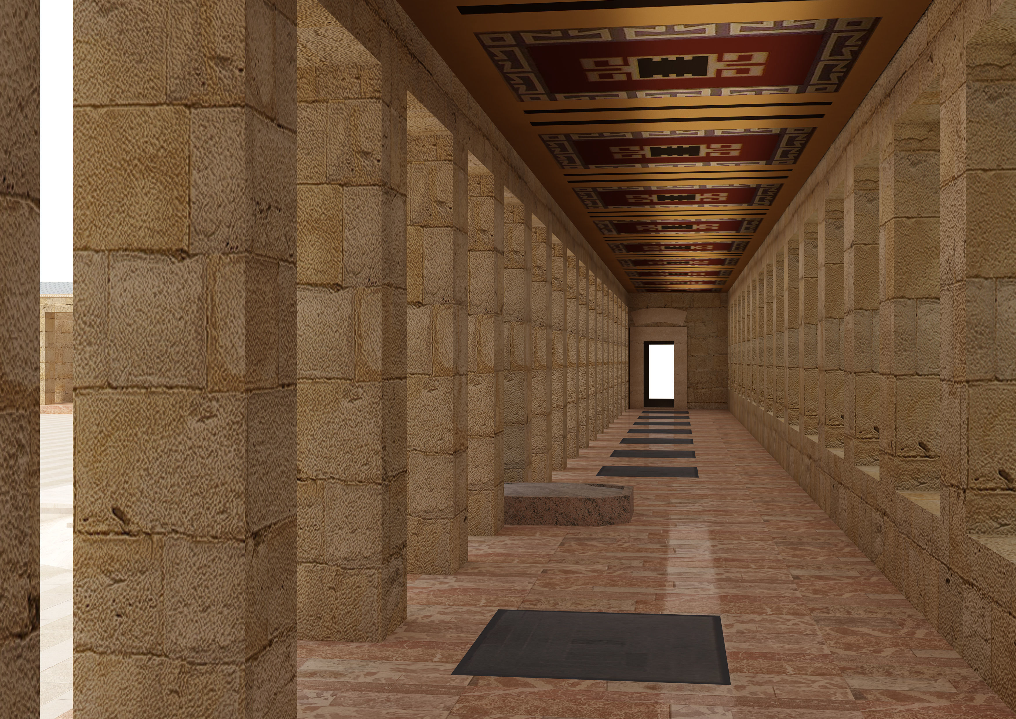 Anitkabir Ataturk mausoleum 3D model_14