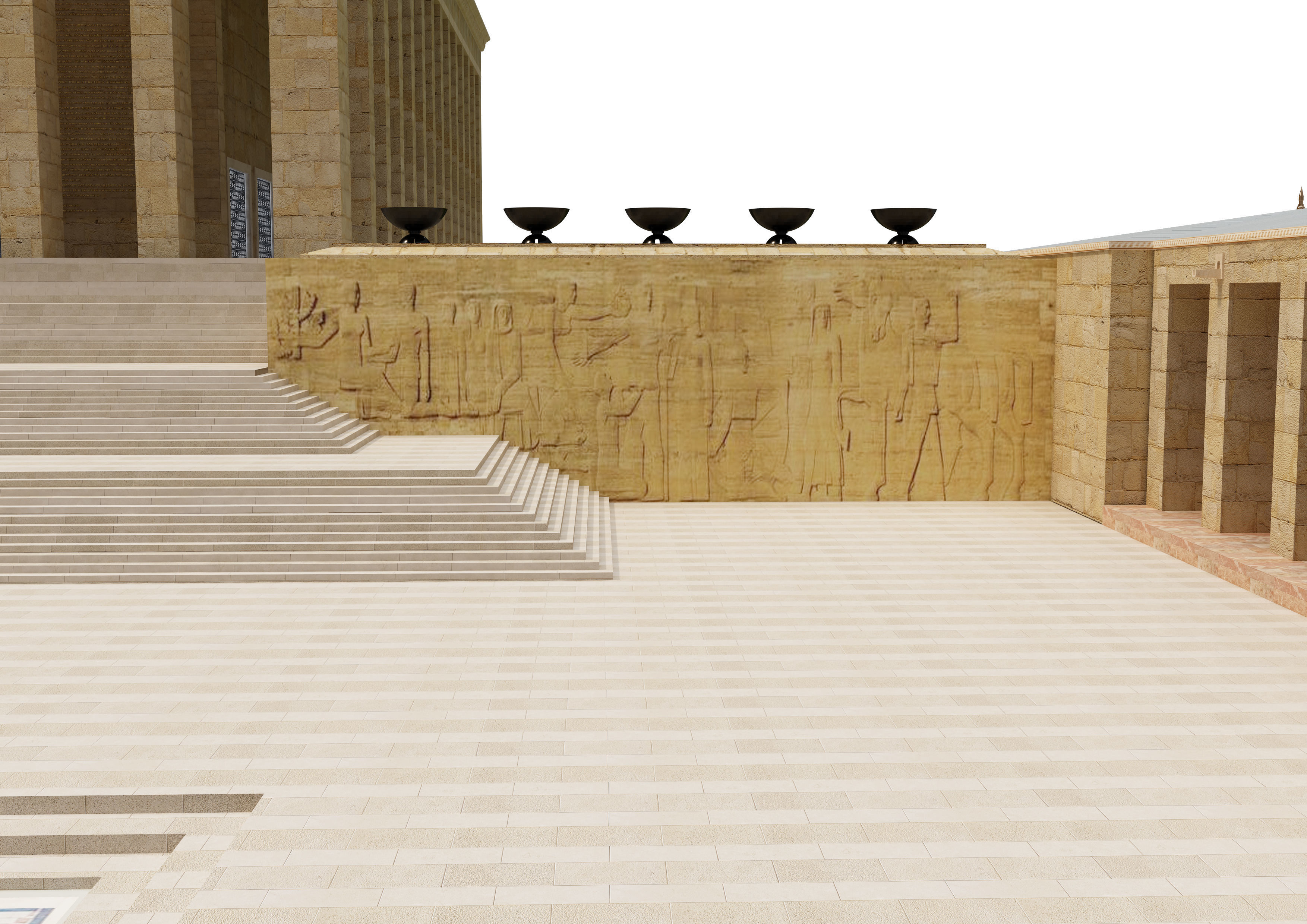 Anitkabir Ataturk mausoleum 3D model_17