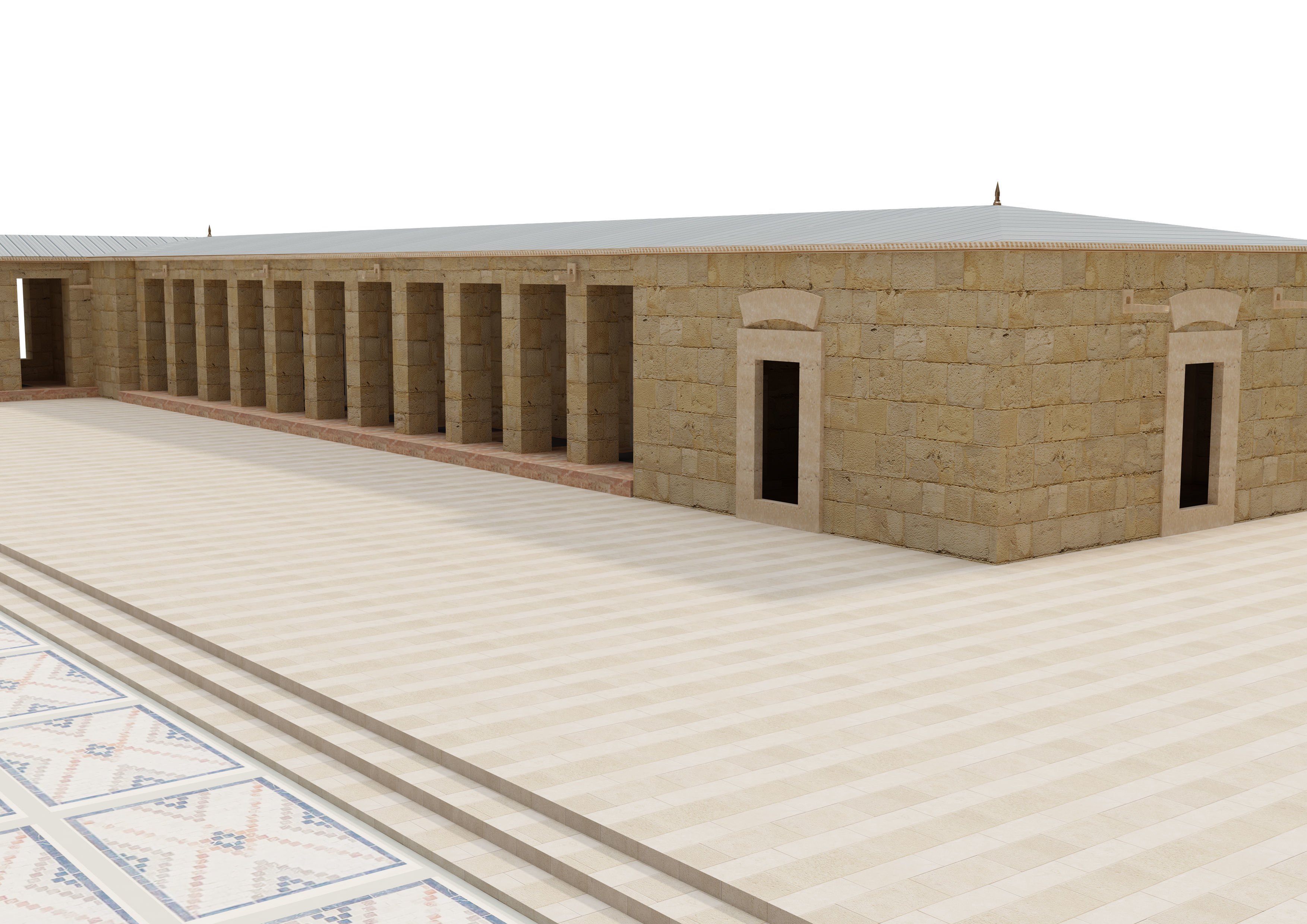 Anitkabir Ataturk mausoleum 3D model_6
