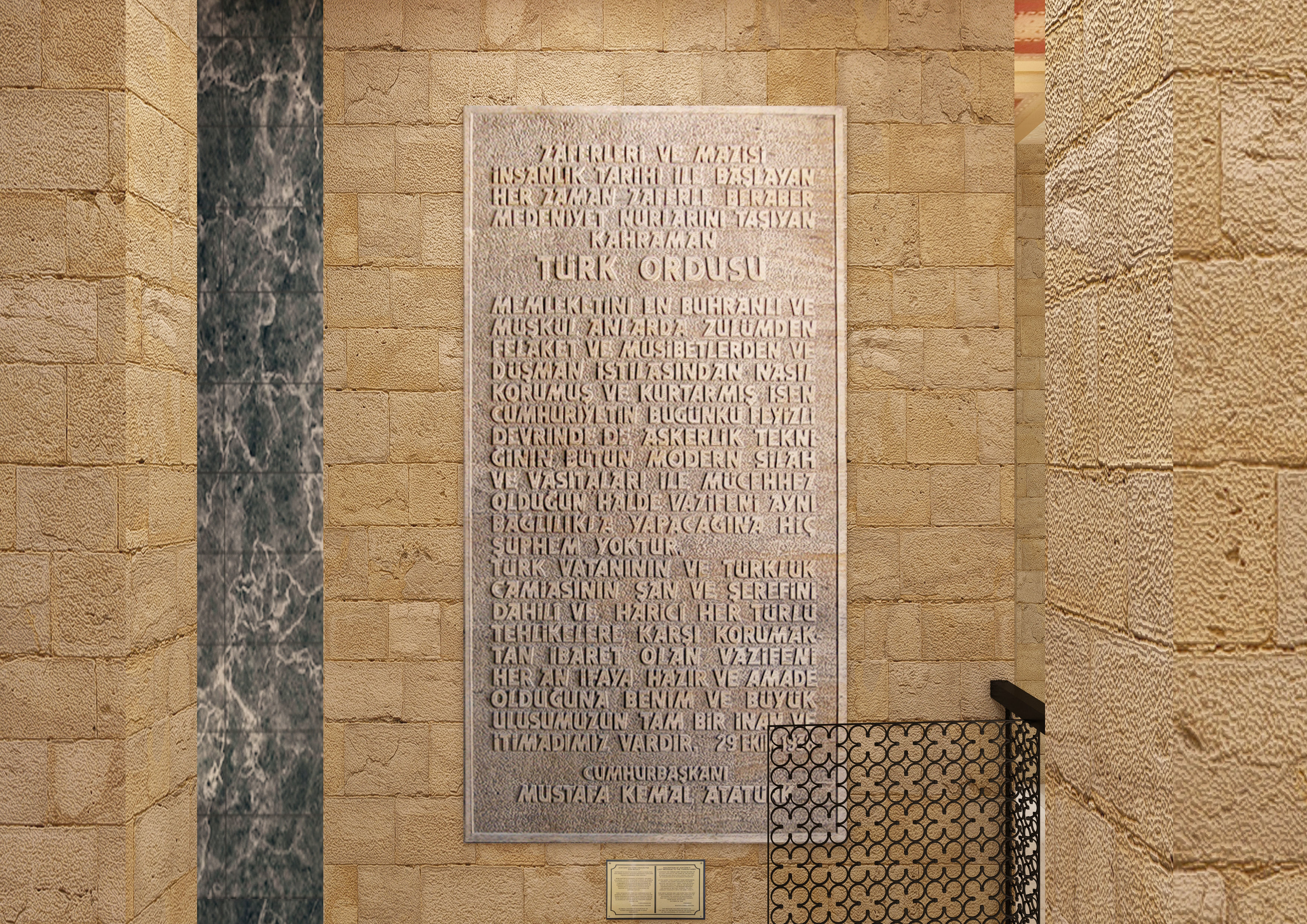 Anitkabir Ataturk mausoleum 3D model_34