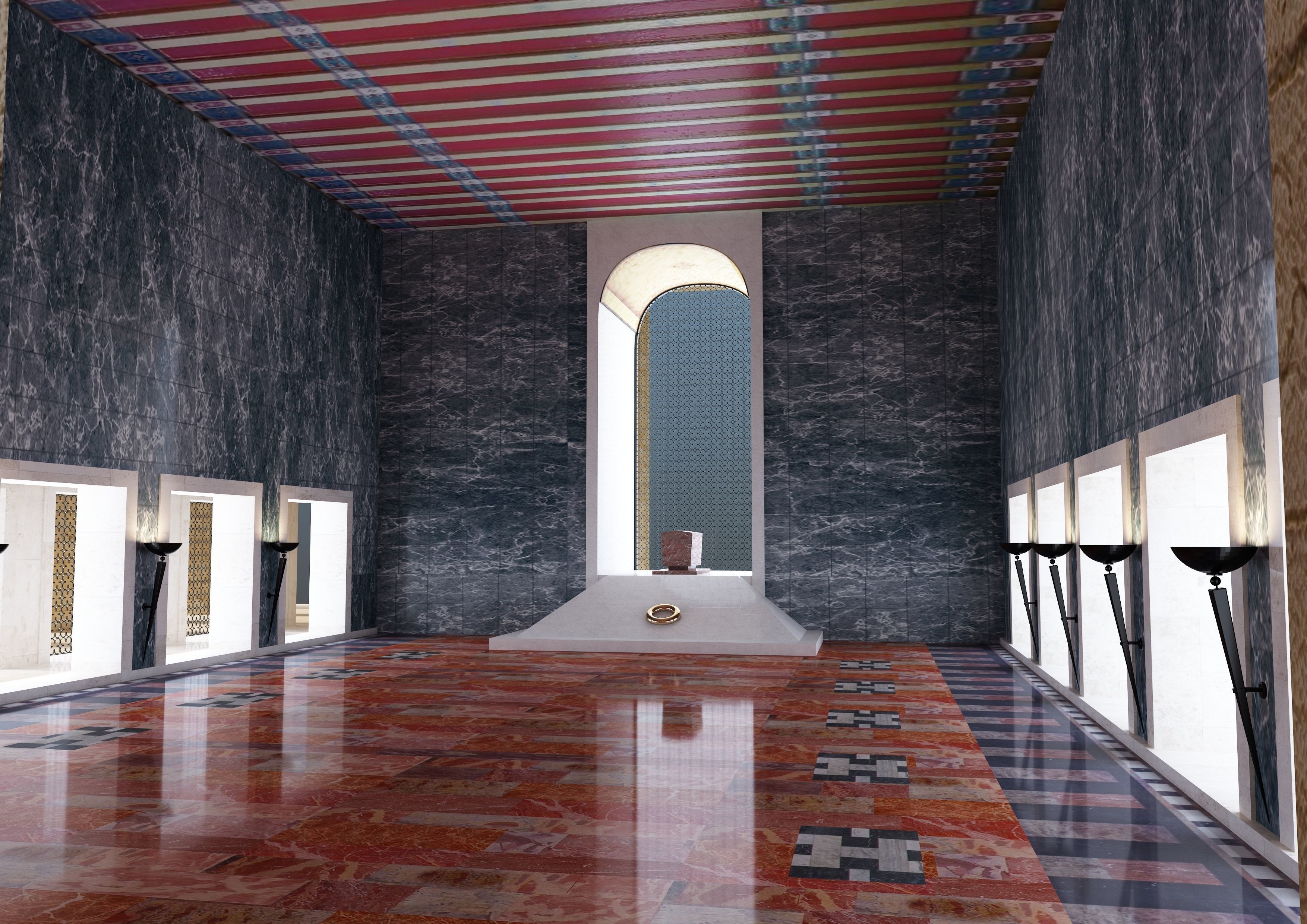 Anitkabir Ataturk mausoleum 3D model_3