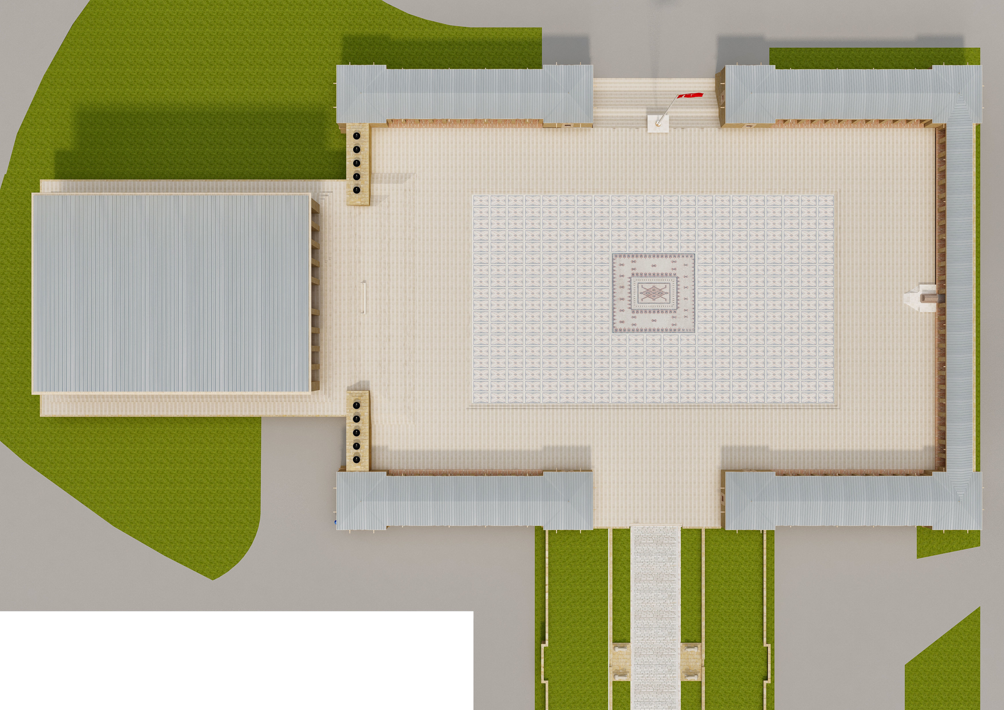 Anitkabir Ataturk mausoleum 3D model_24