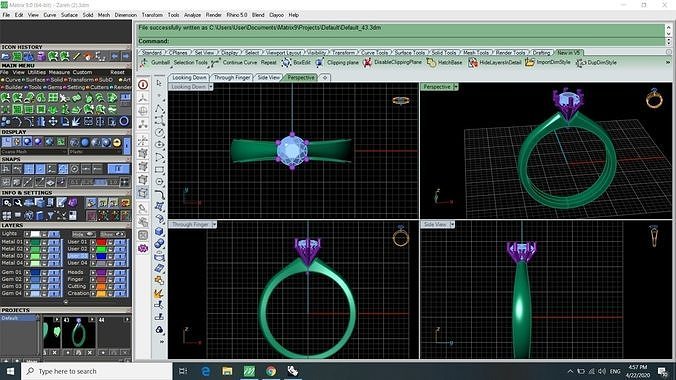 solitaire ring  3D print model