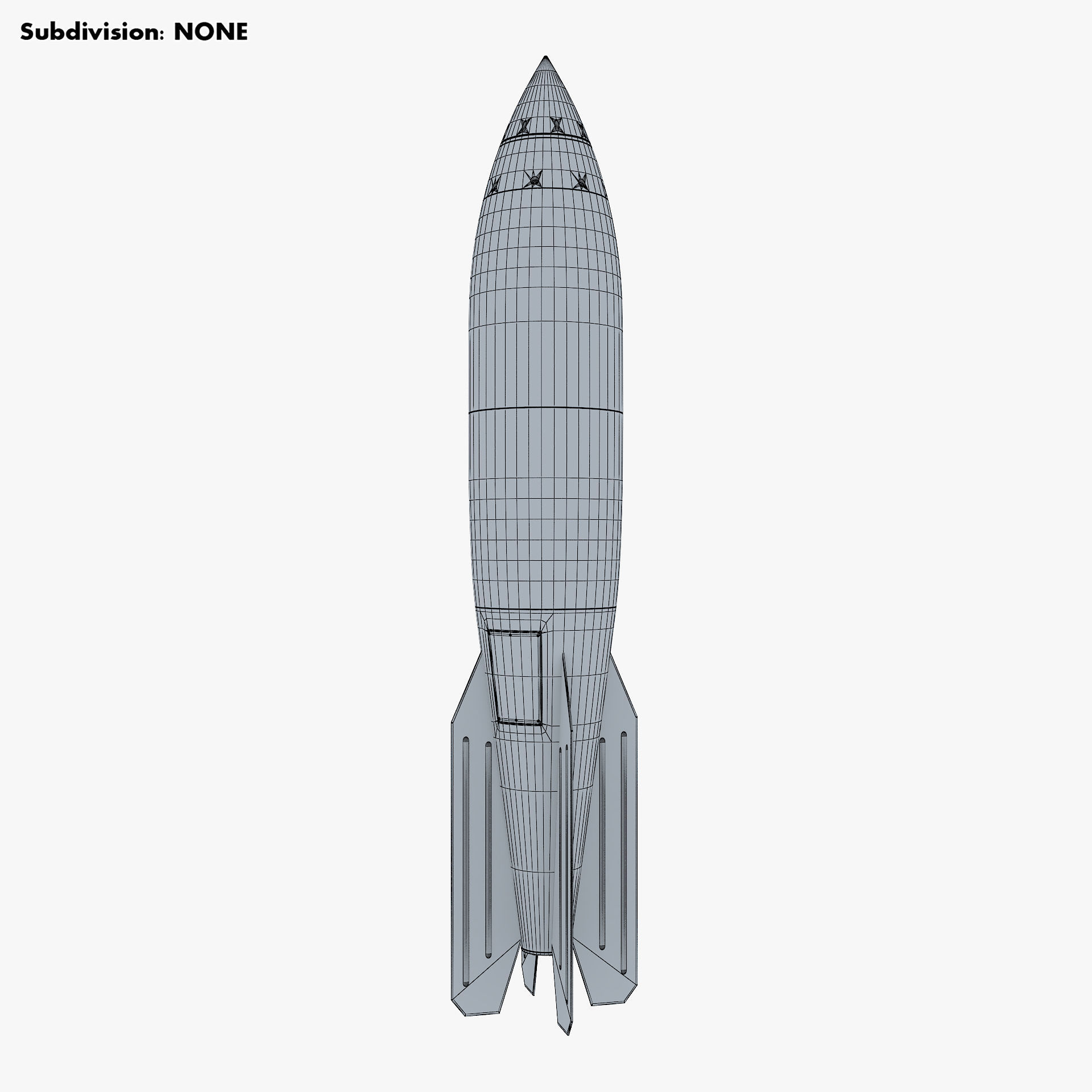 Generic Rocket v 1 3D model_10