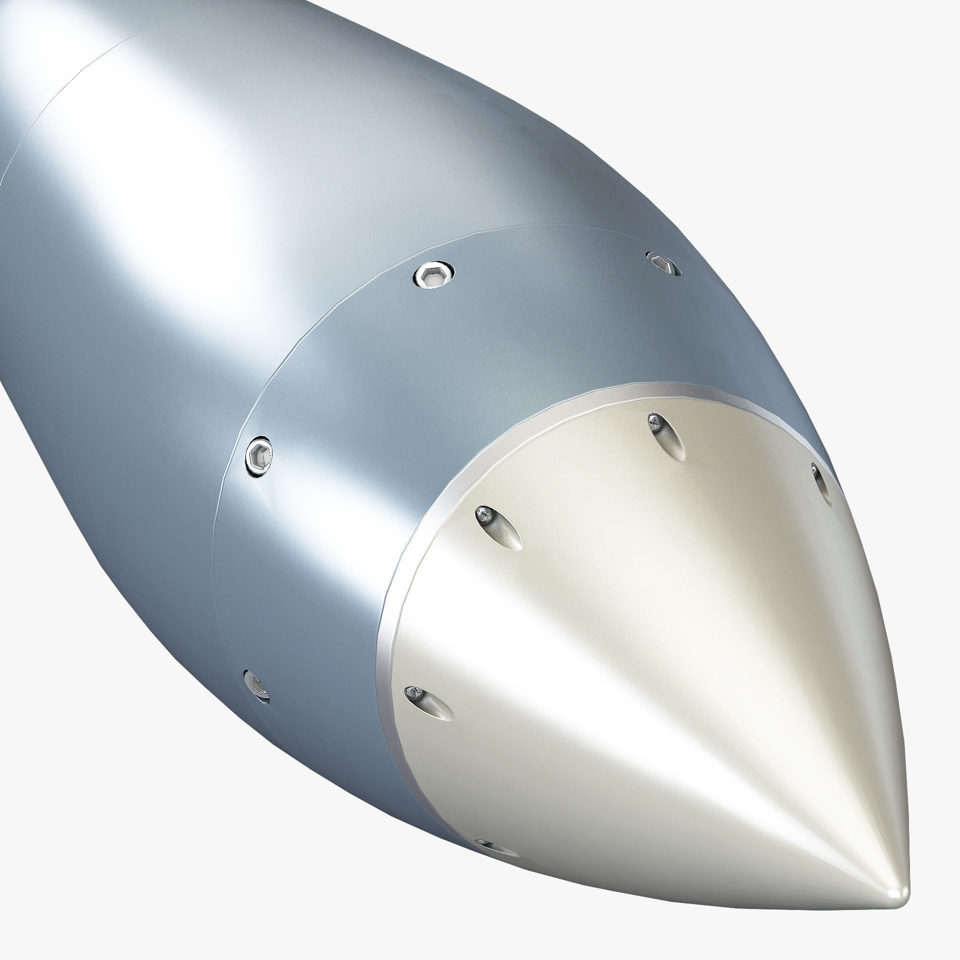 Generic Rocket v 1 3D model_7