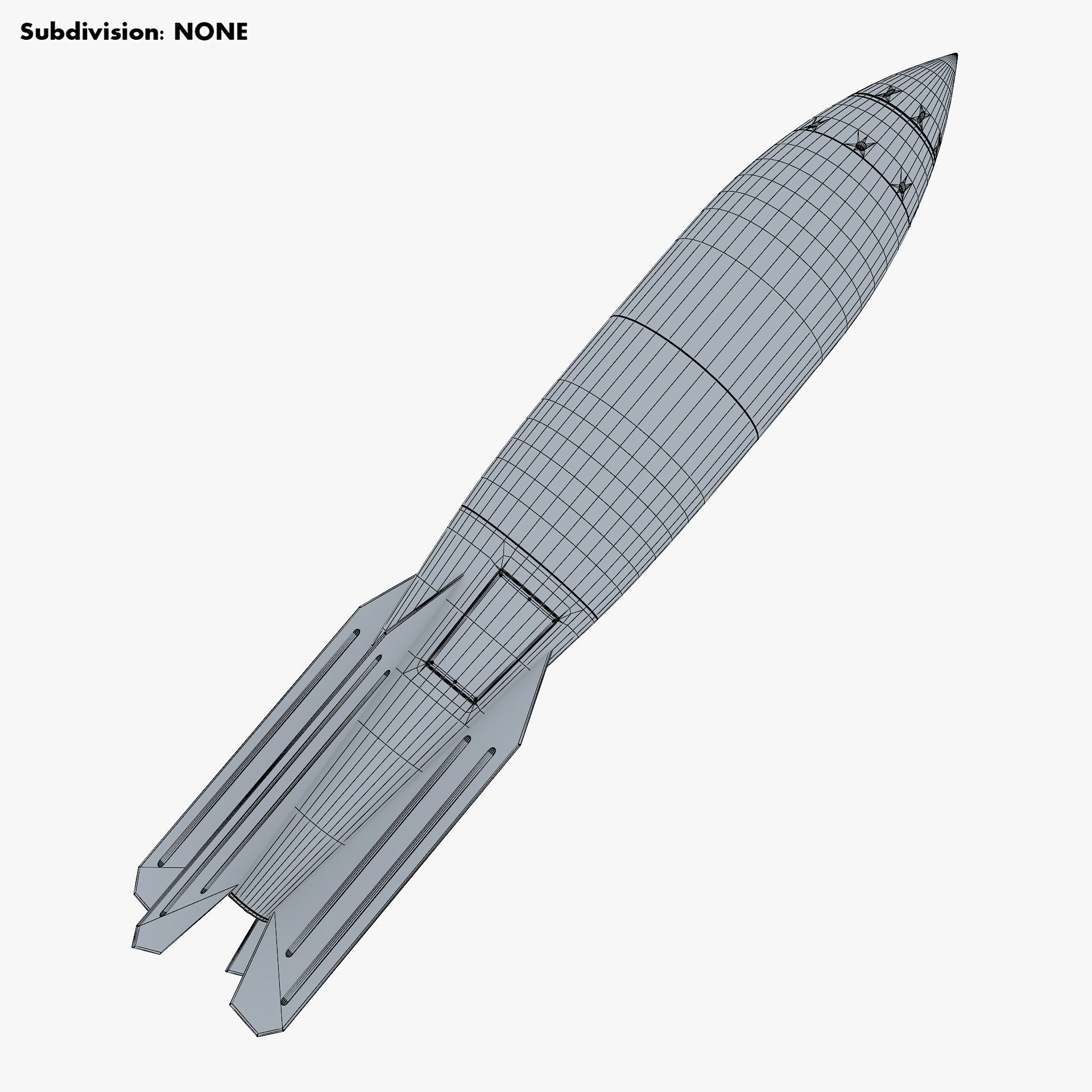Generic Rocket v 1 3D model_11