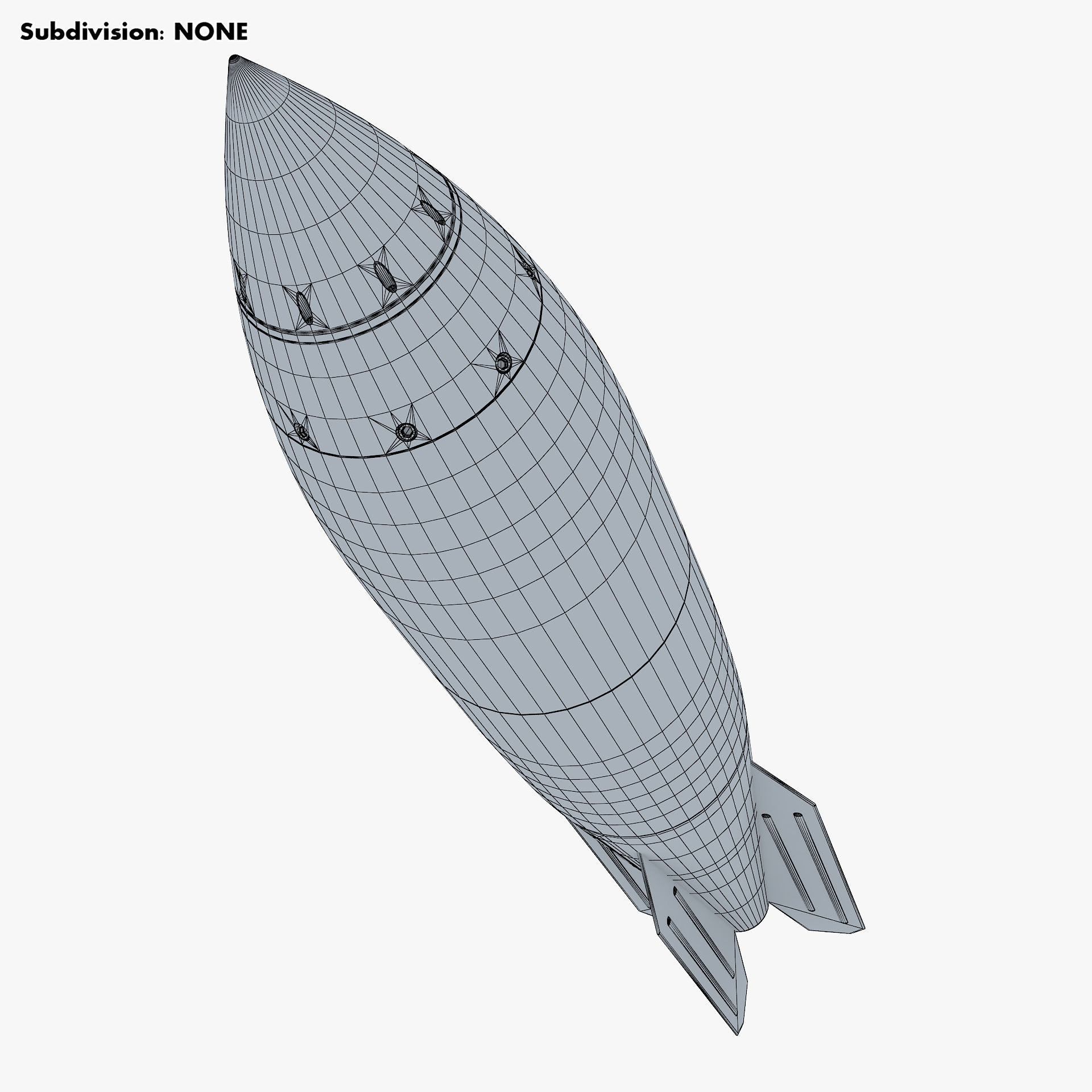 Generic Rocket v 1 3D model_12