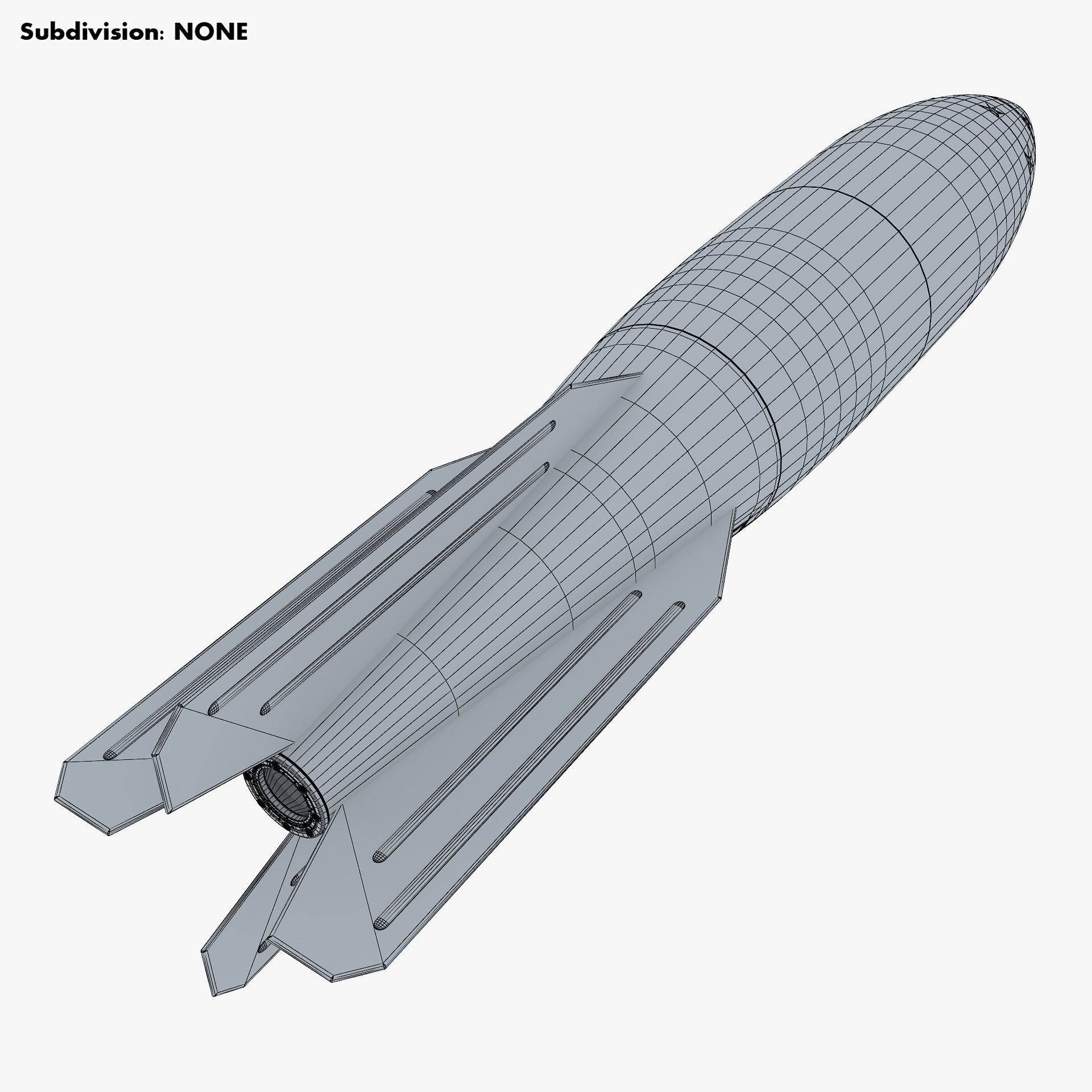 Generic Rocket v 1 3D model_15