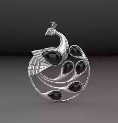 Brooch Pea 3D print model