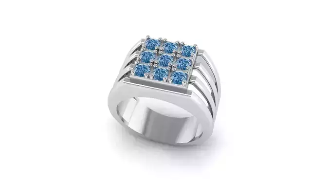 Mens  Diamond Ring 002