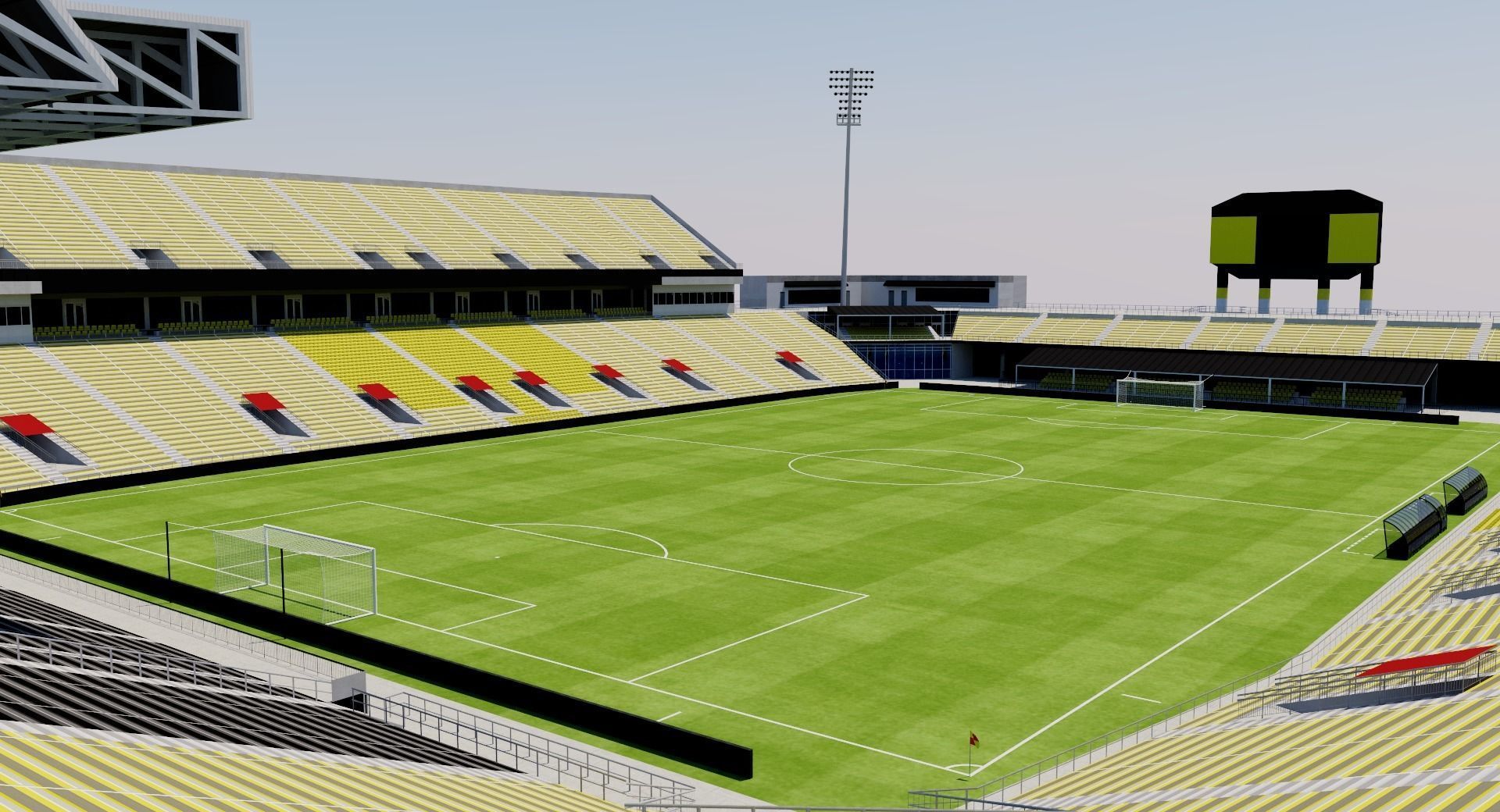 Mapfre Stadium - Columbus Crew - USA 3D model_2