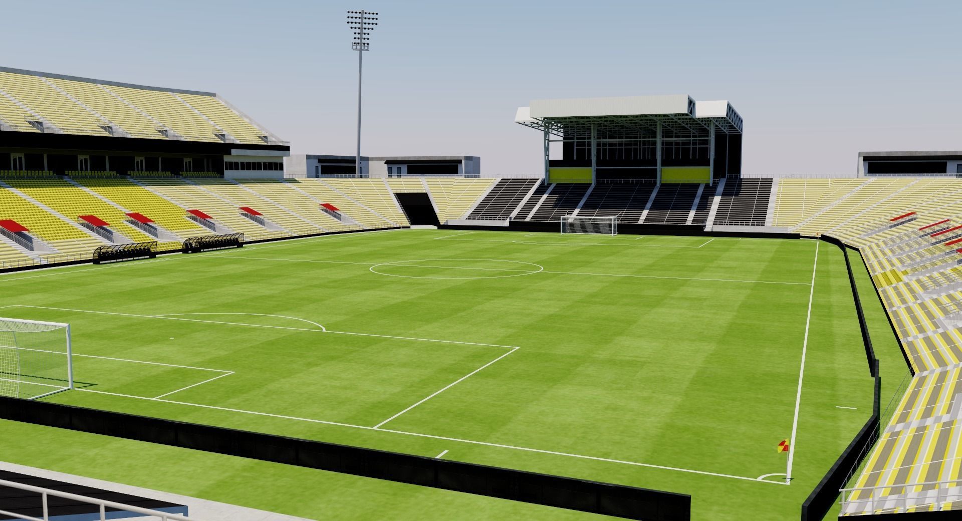 Mapfre Stadium - Columbus Crew - USA 3D model_3