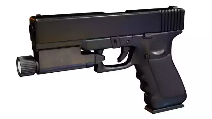 Glock pistol 3D model