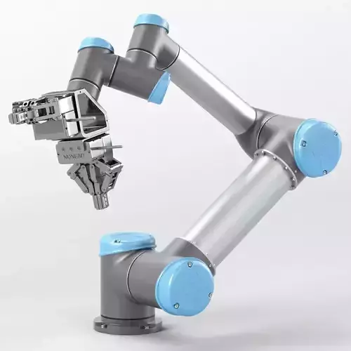 UR5 with NONEAD 2 Finger Robot Flexible Gripper 90 3D model