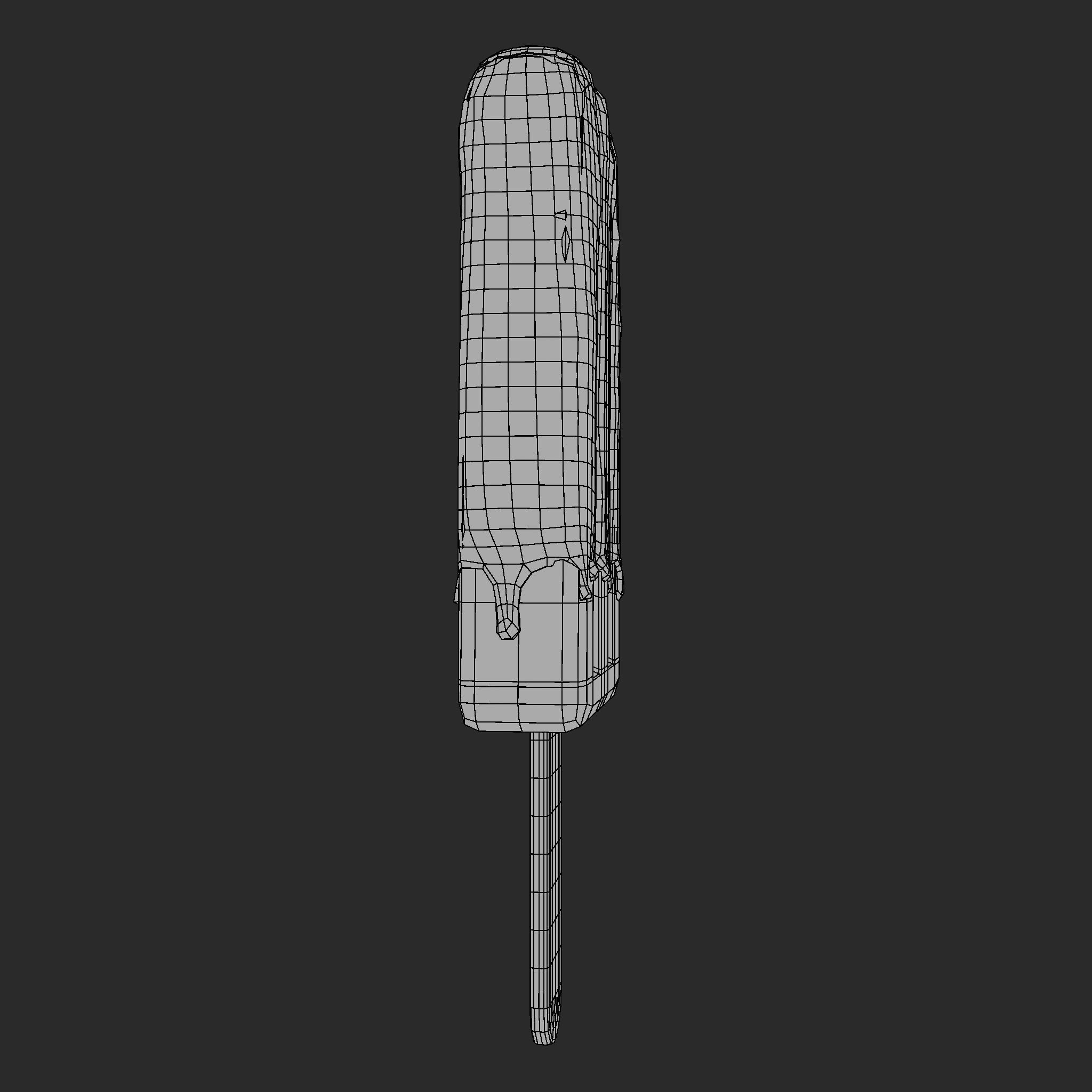 Ice Cream Bar Mango Low-poly 3D model_20