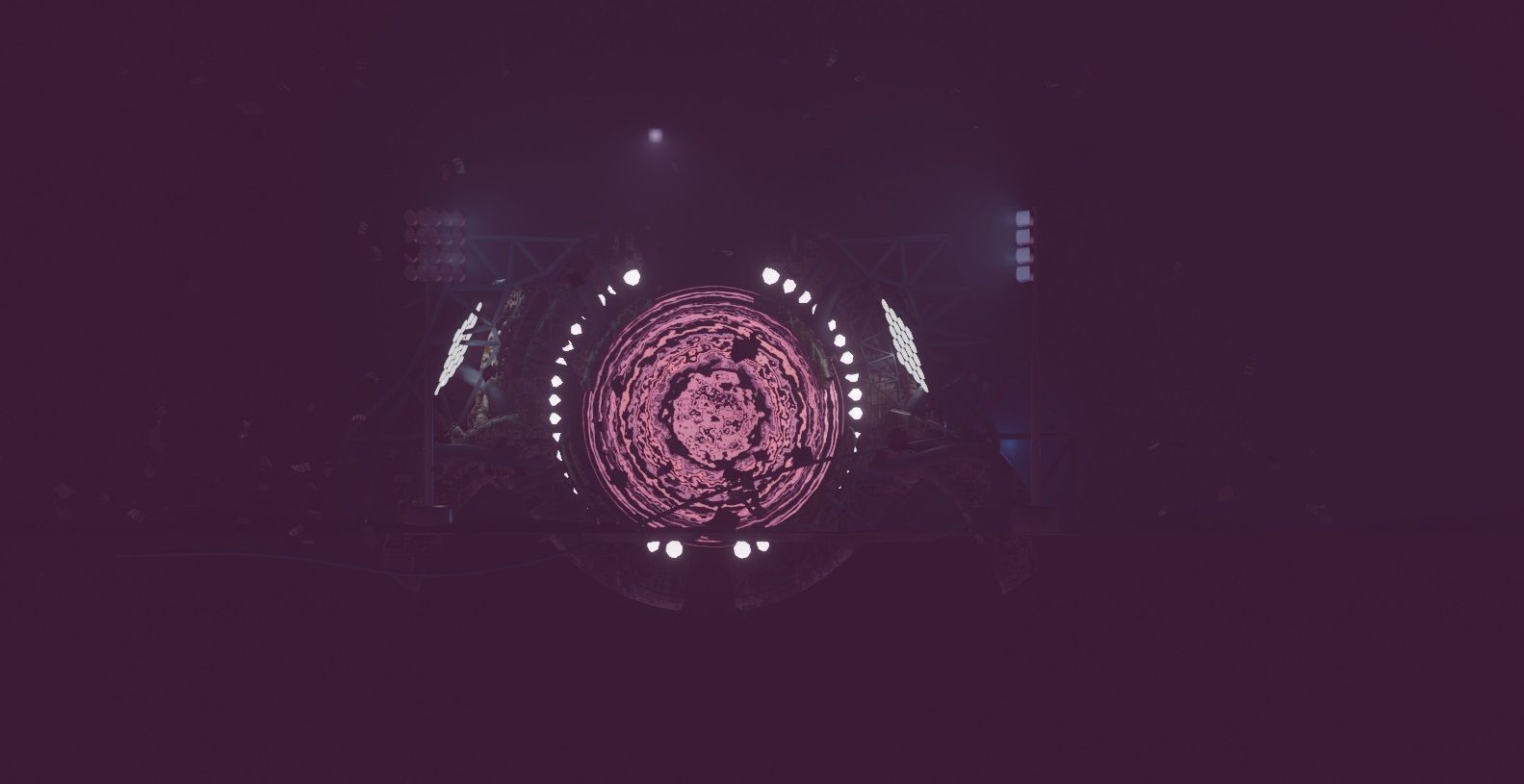 Sci Fi Teleportation and Transporter machine 3D model_2