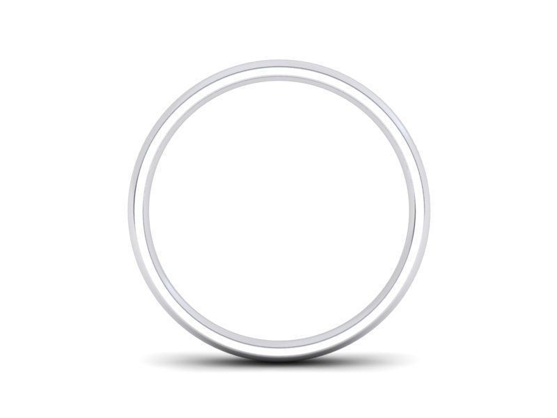 Traditional Court Wedding band 3mm wide 3D print model_13