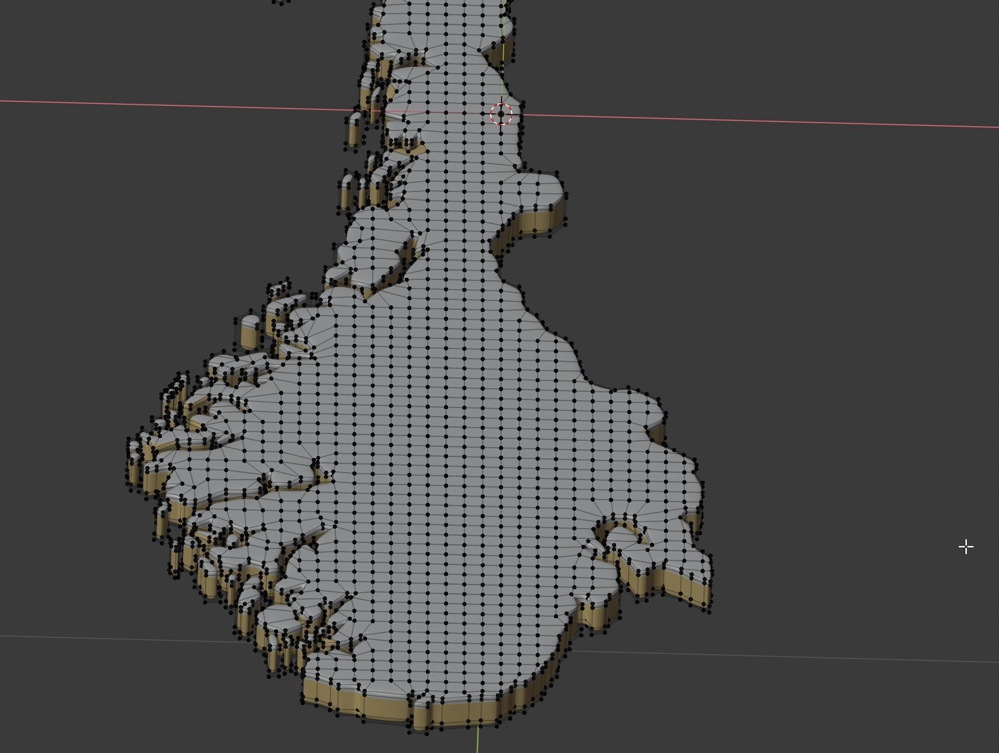 Norway map image with flag 3D model_3