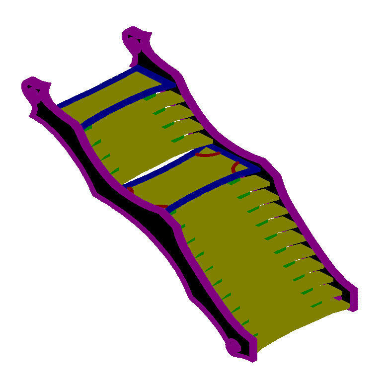 Building Decoration Accessories - Stairs 03 3D model_6