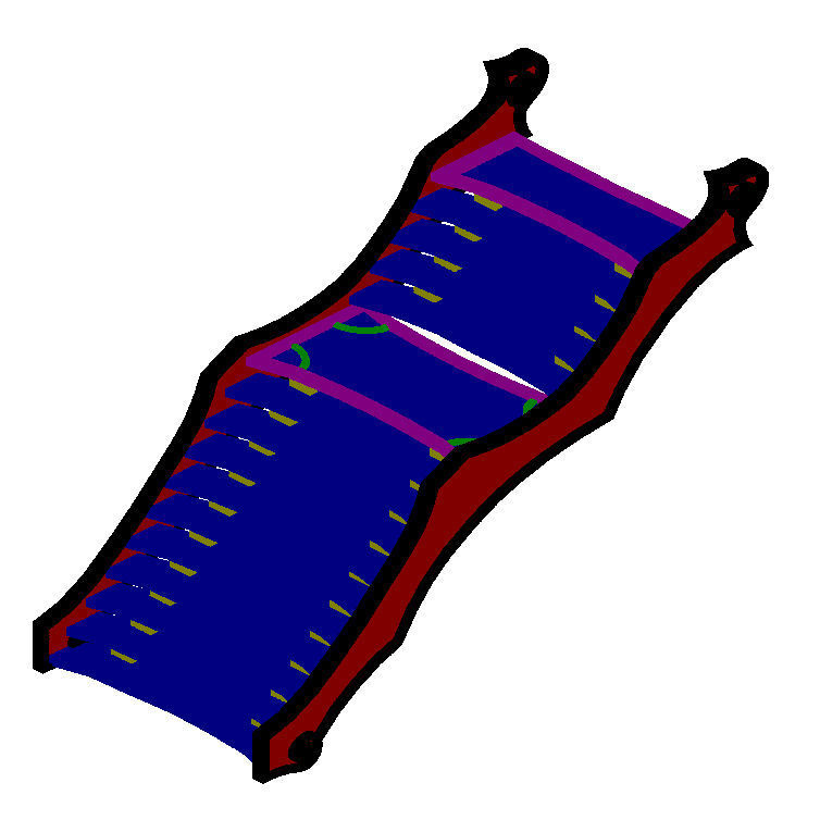 Building Decoration Accessories - Stairs 03 3D model_2