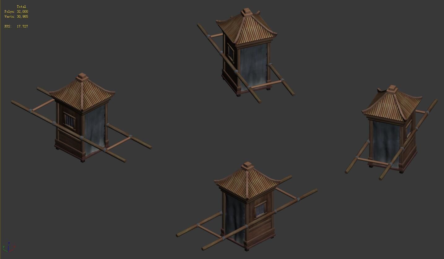 Vehicles - Wooden car 0714 3D model_1