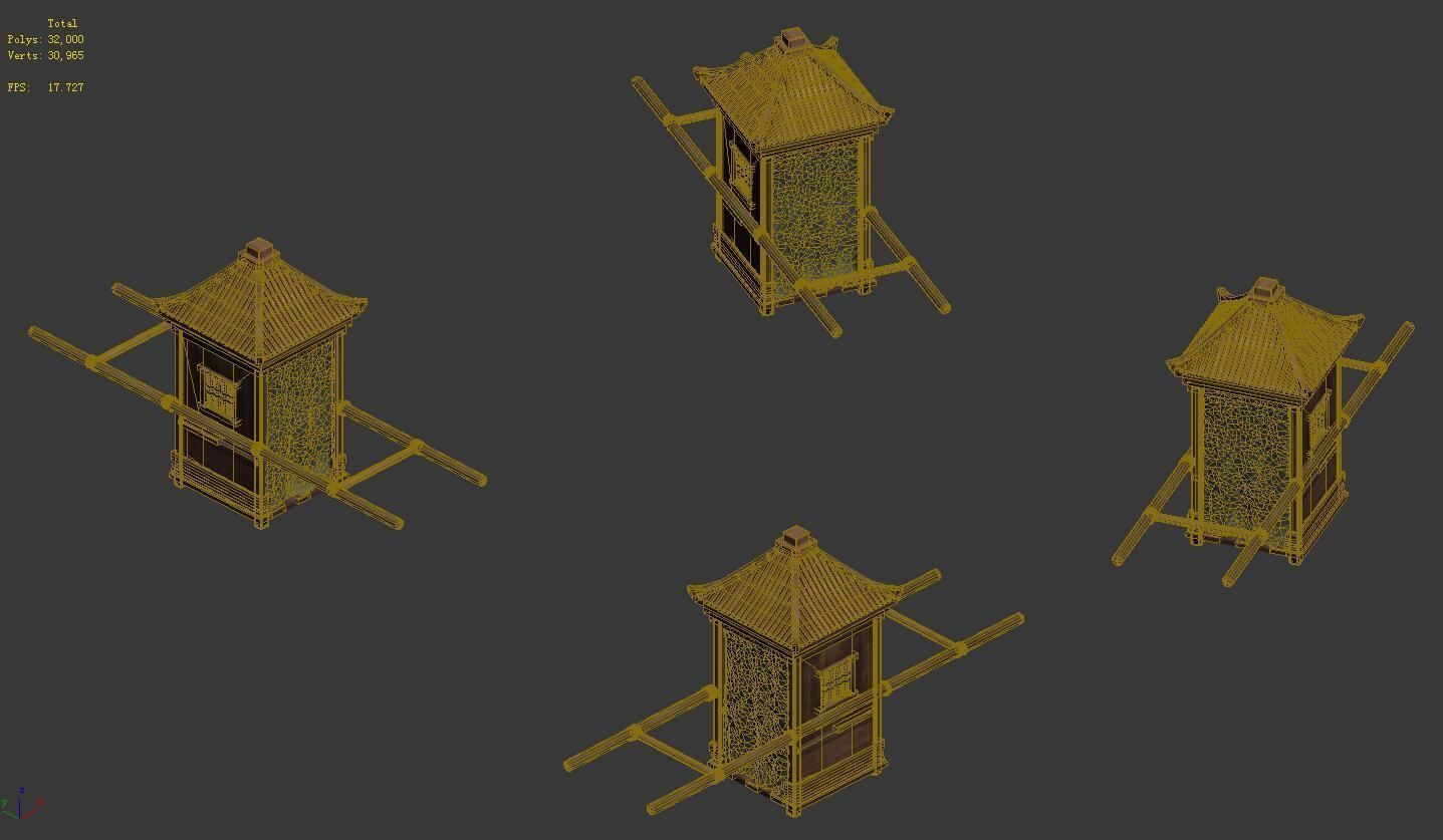 Vehicles - Wooden car 0714 3D model_2