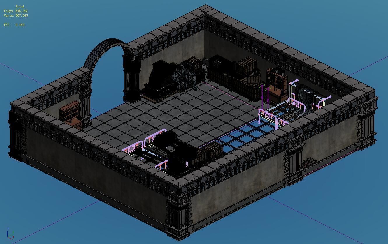 Church Hospital - Storage Room 01 3D model_6