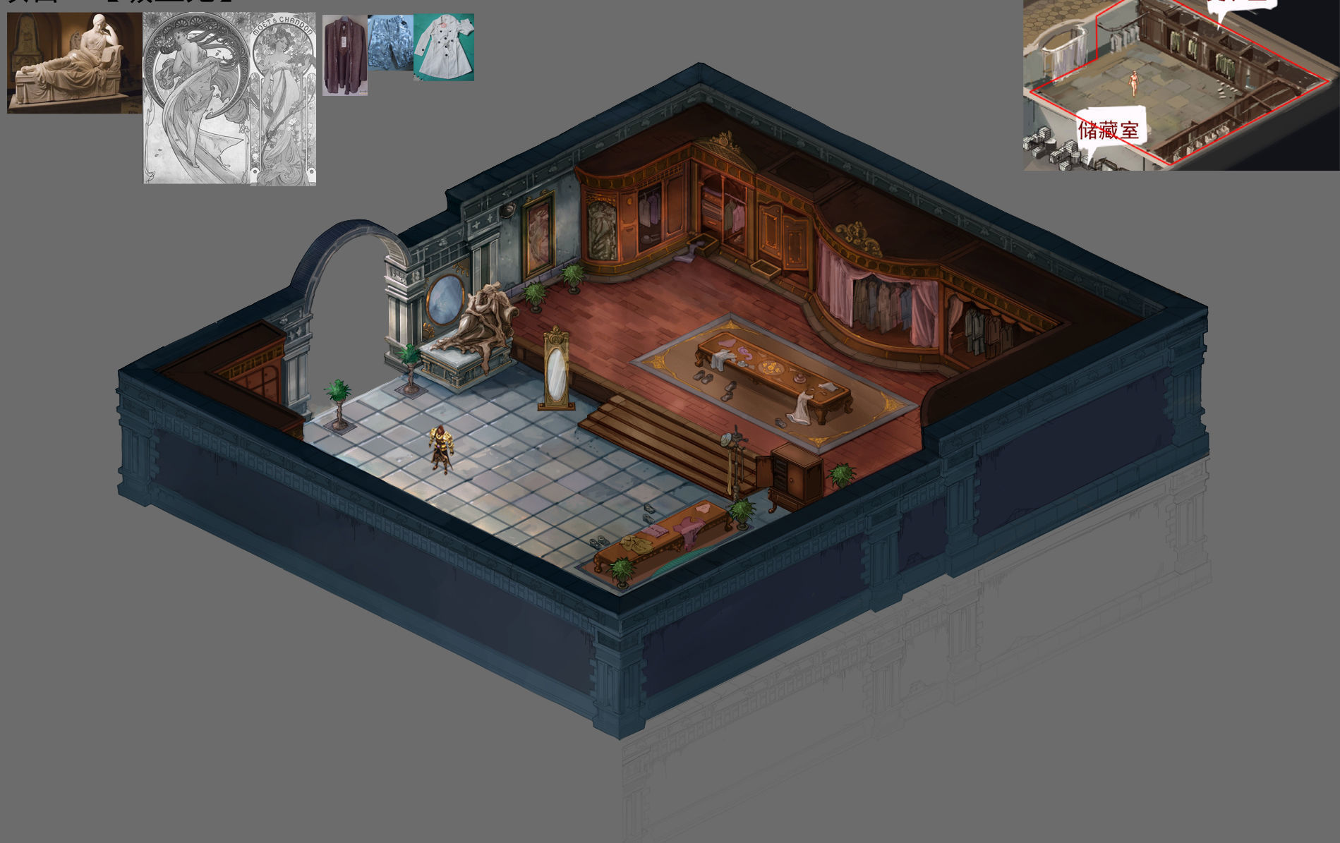 Church Hospital - Dressing Room 01 3D model_2