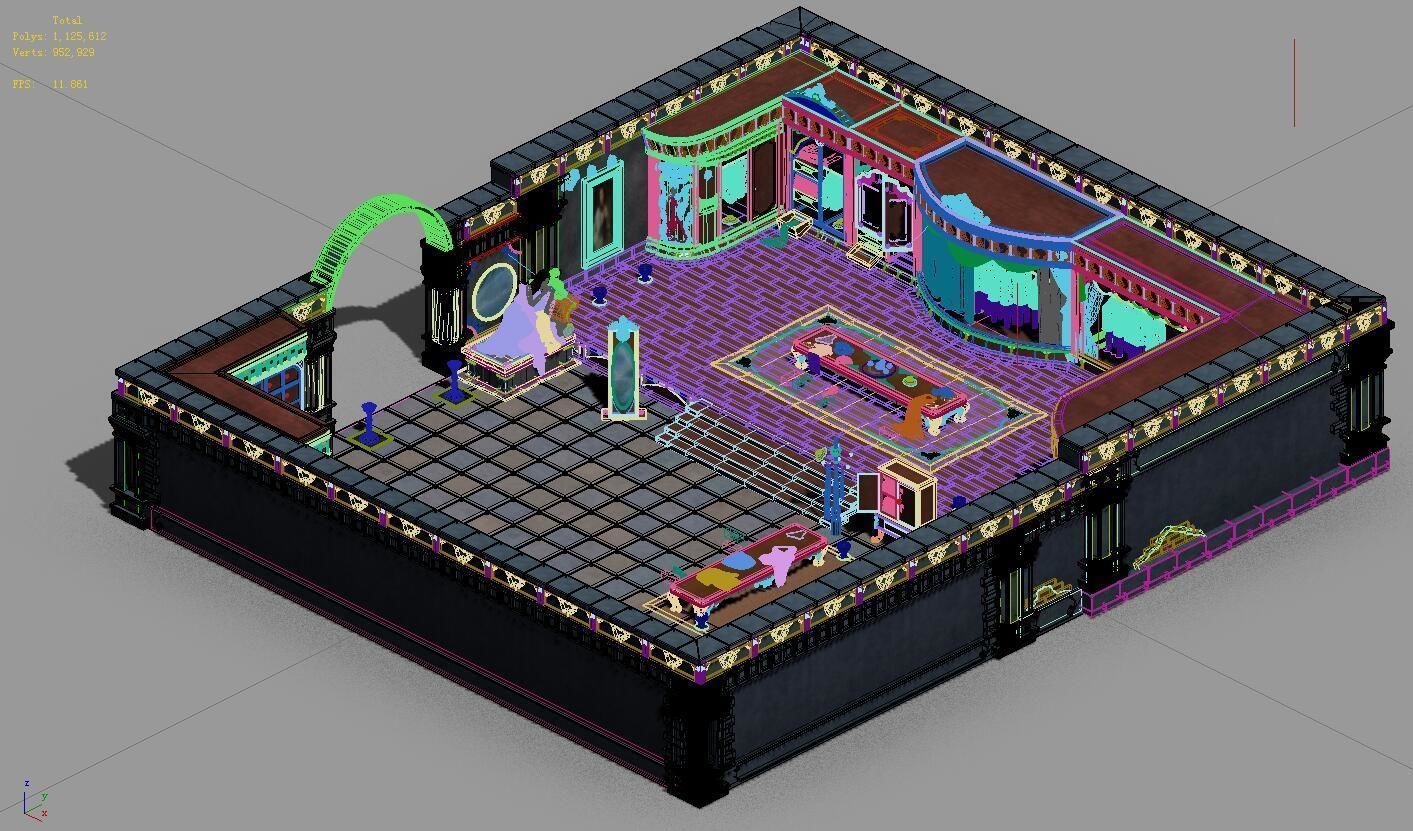 Church Hospital - Dressing Room 01 3D model_4