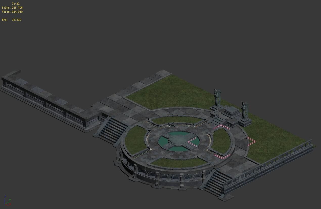 Church Hospital - Church 01 3D model_8