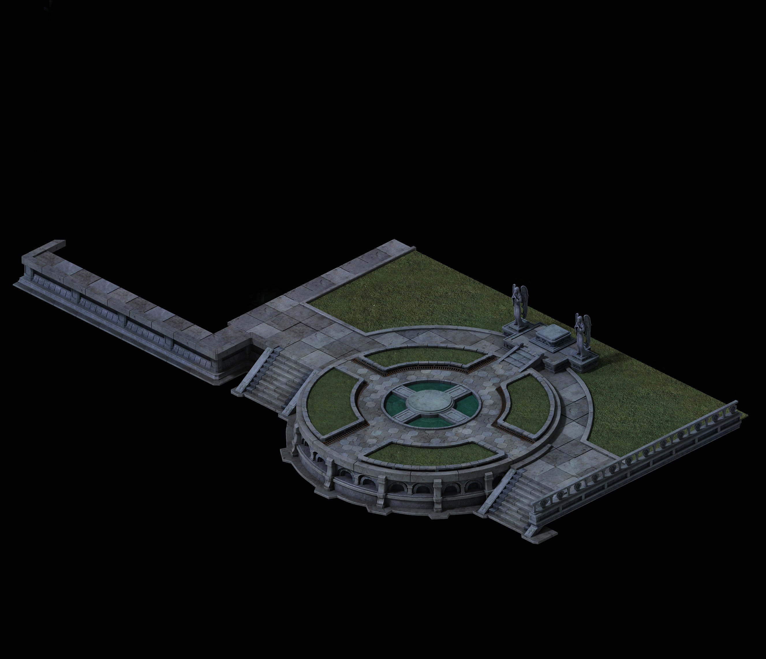 Church Hospital - Church 01 3D model_4