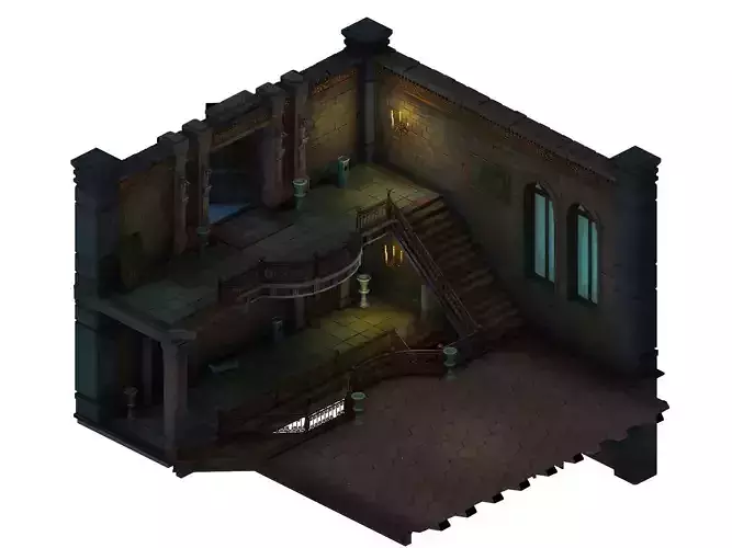 Church Hospital - Stairs 01