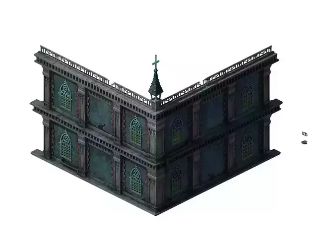 Church Hospital - Wall Connection 01