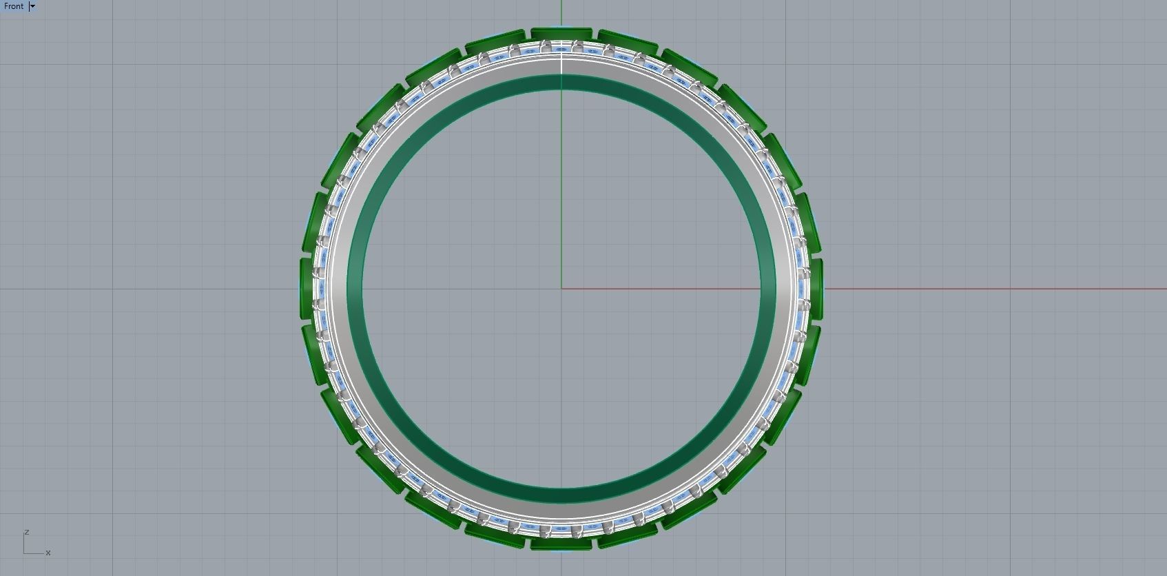 Luxury Wedding Ring 3D Print Model 3D print model_11