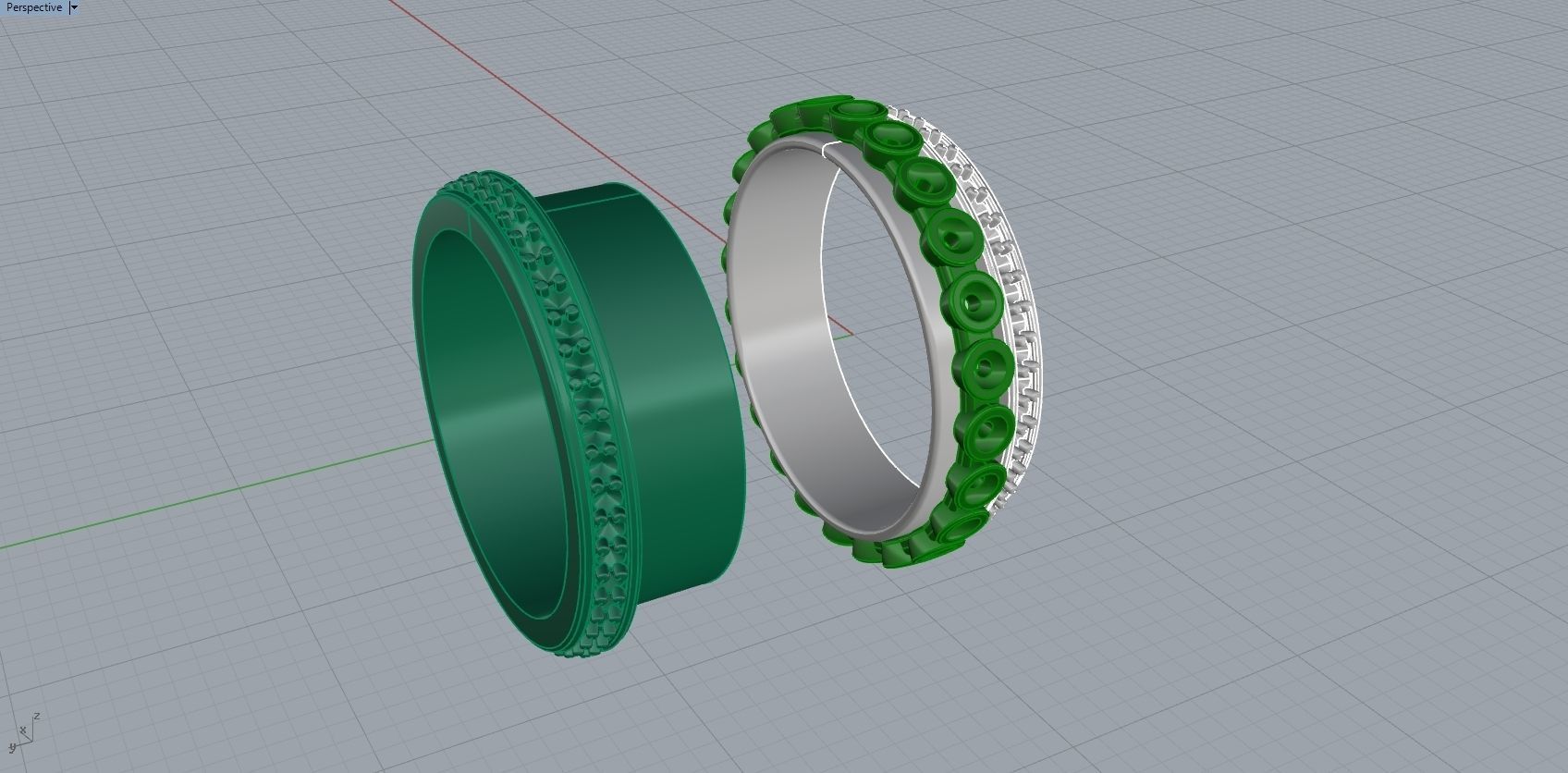 Luxury Wedding Ring 3D Print Model 3D print model_14