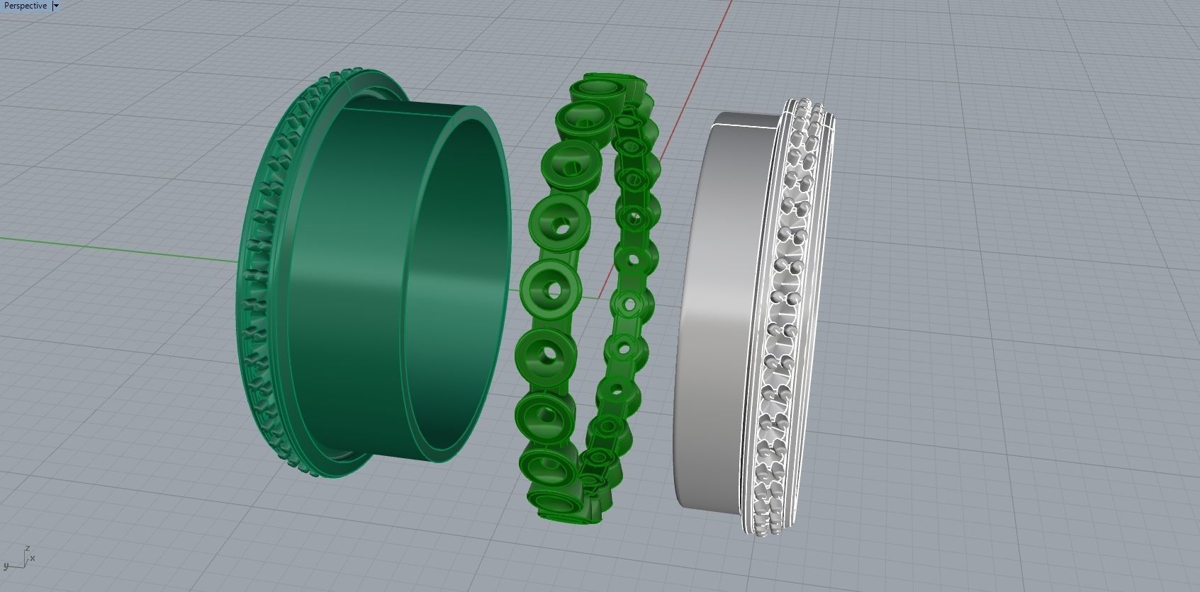 Luxury Wedding Ring 3D Print Model 3D print model_13